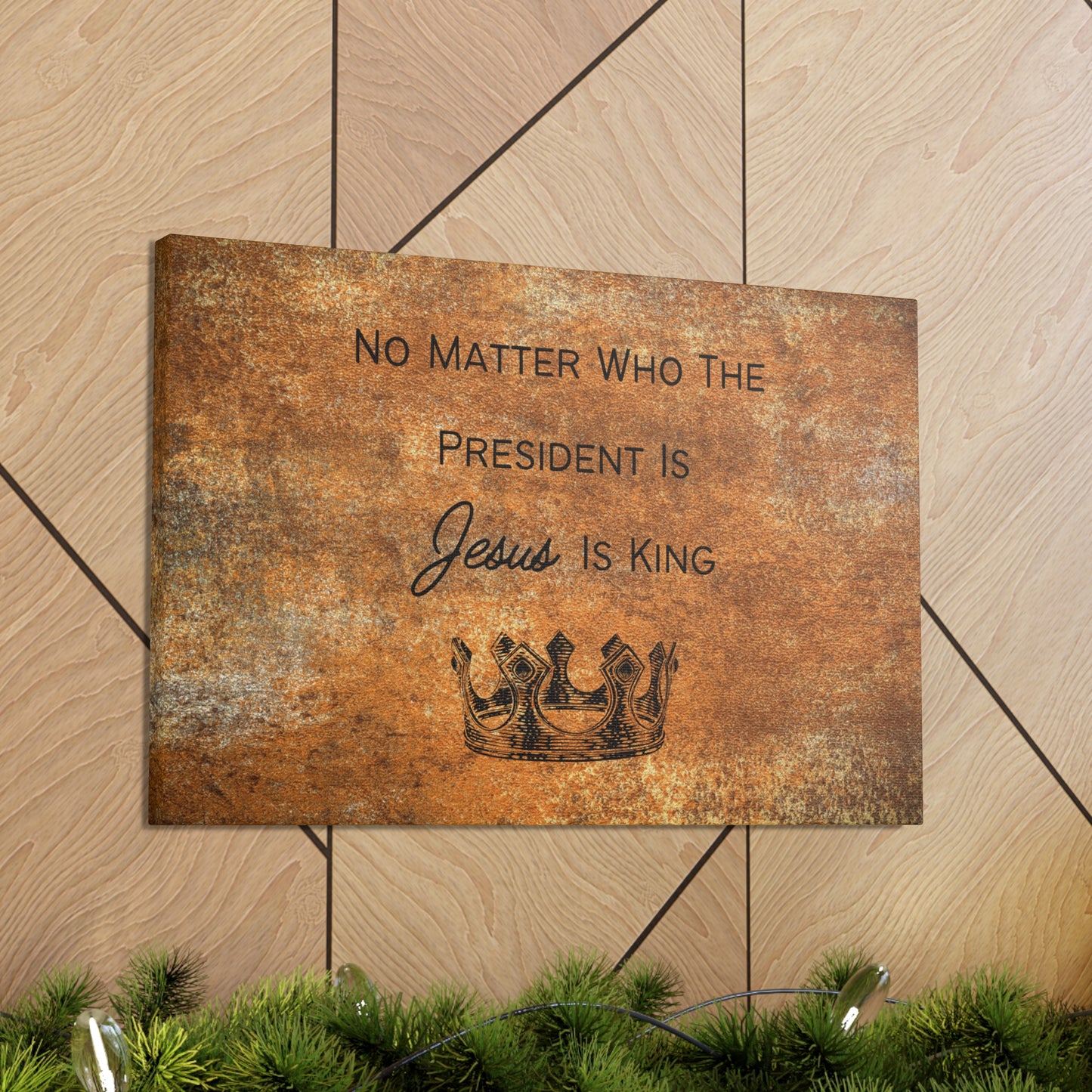 "Jesus Is King" Wall Art - Weave Got Gifts - Unique Gifts You Won’t Find Anywhere Else!