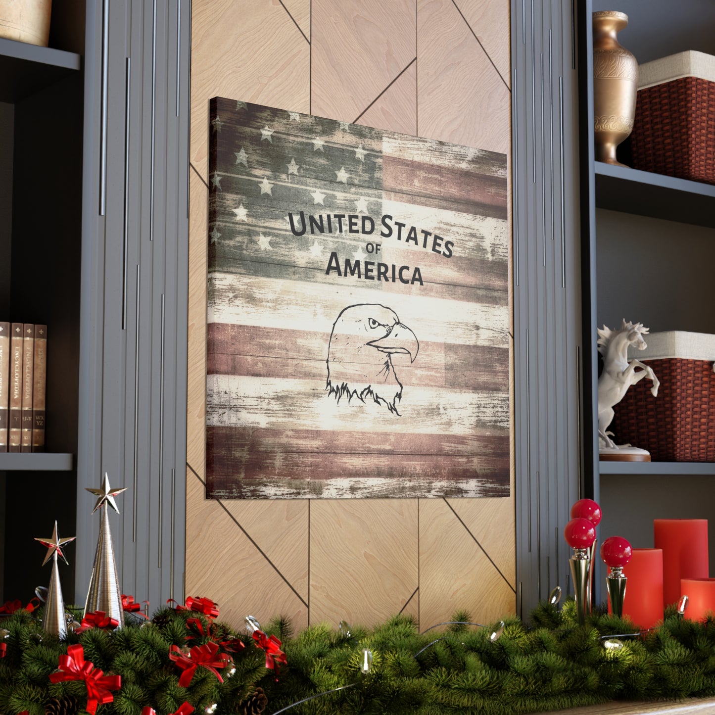 "United States Of America" Wall Art - Weave Got Gifts - Unique Gifts You Won’t Find Anywhere Else!