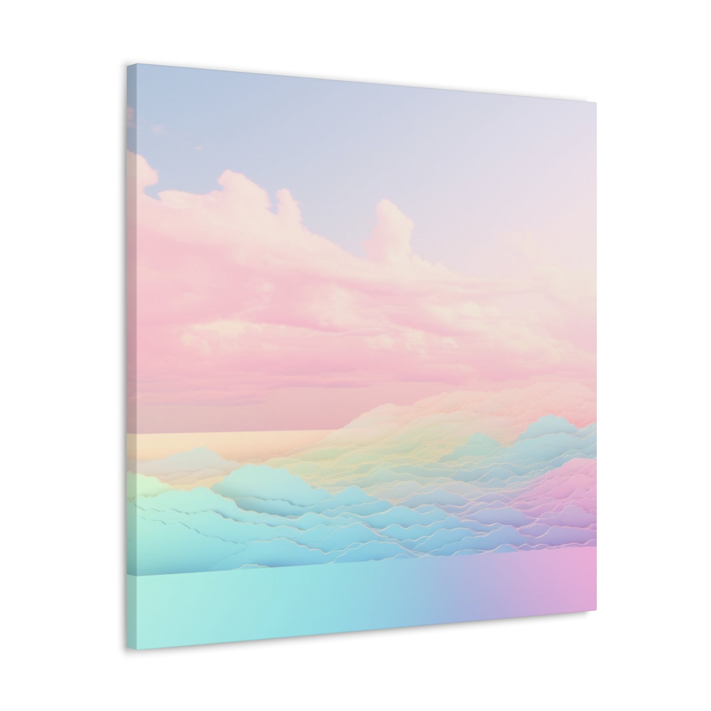 "Rainbow Clouds Abstract" Wall Art - Weave Got Gifts - Unique Gifts You Won’t Find Anywhere Else!