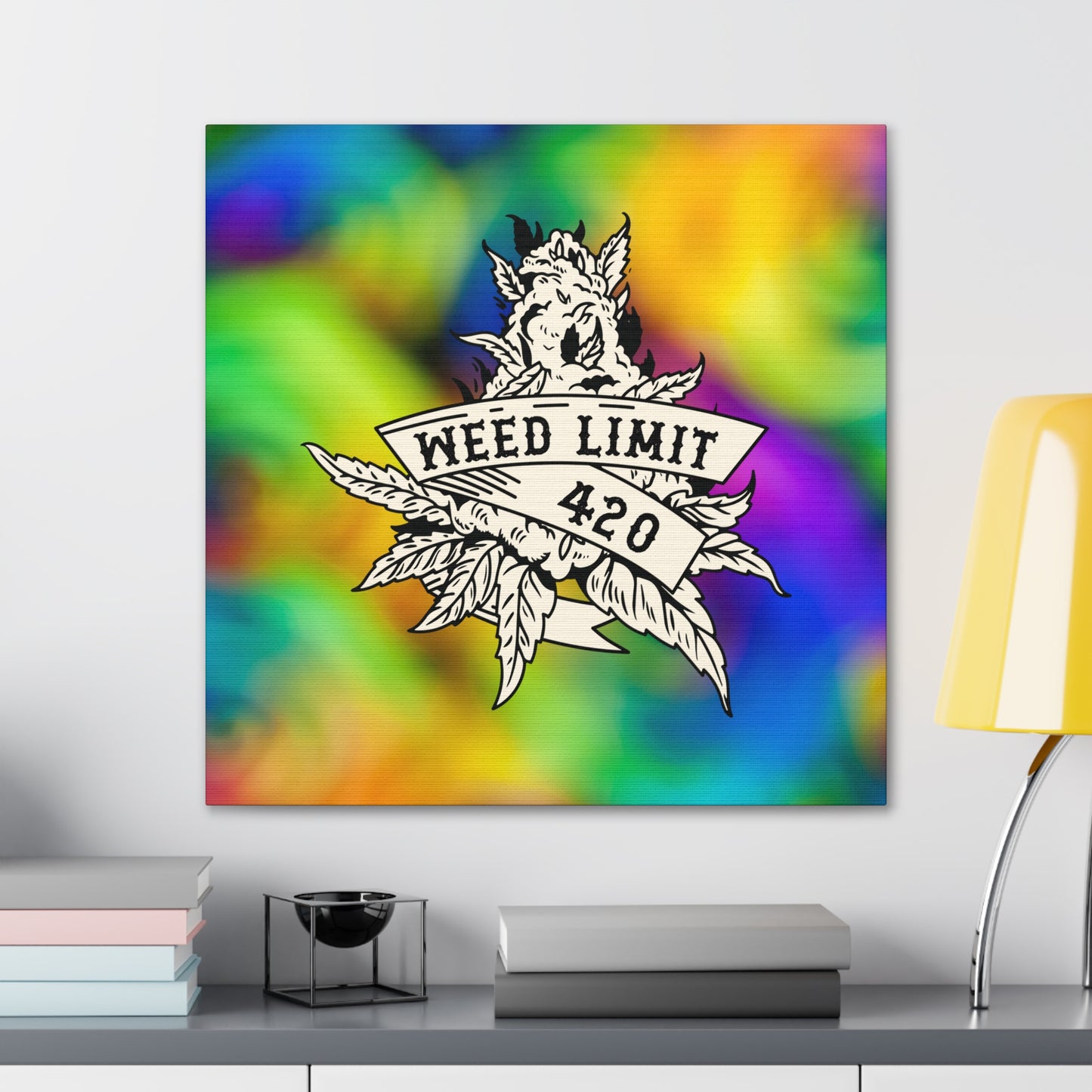 "Trippy Weed Limit 420" Wall Art - Weave Got Gifts - Unique Gifts You Won’t Find Anywhere Else!