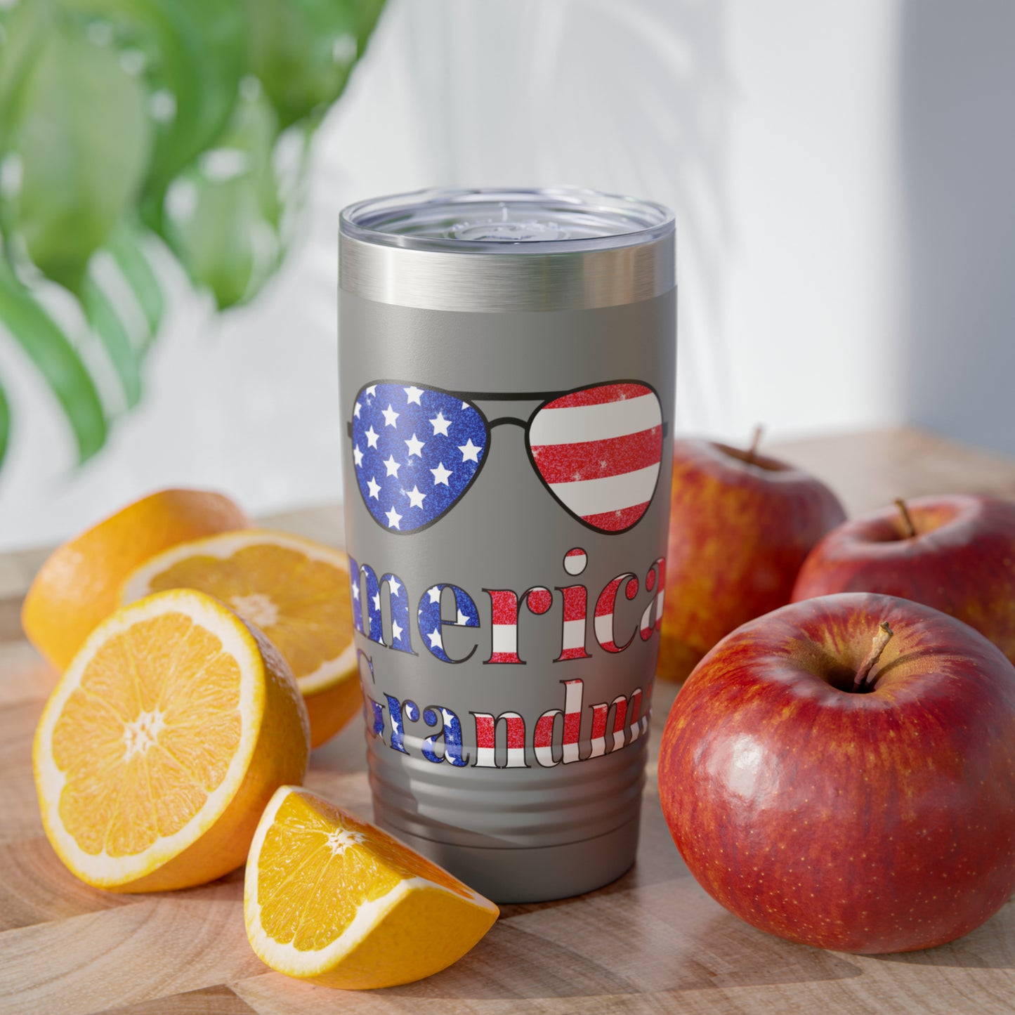 "American Grandma" Ring neck Tumbler - Weave Got Gifts - Unique Gifts You Won’t Find Anywhere Else!
