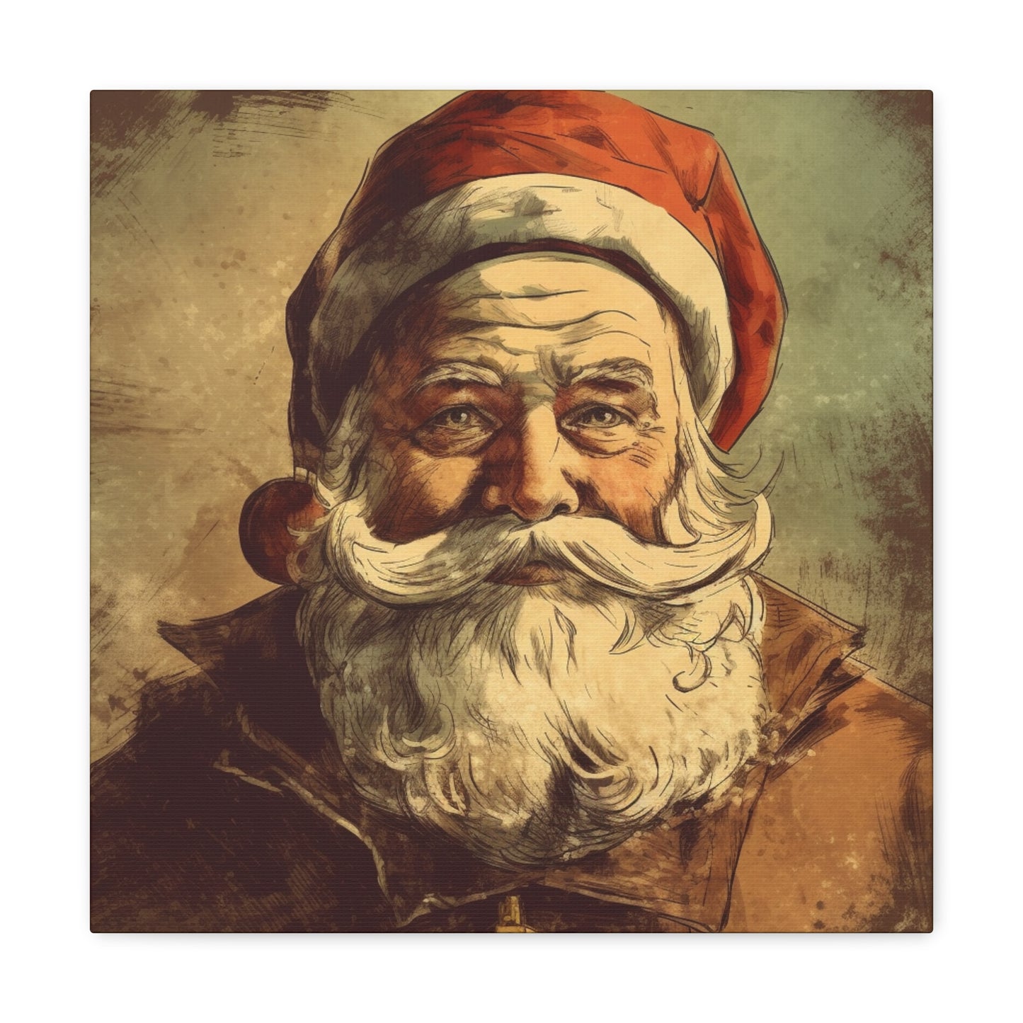 "Vintage Santa Christmas" Wall Art - Weave Got Gifts - Unique Gifts You Won’t Find Anywhere Else!