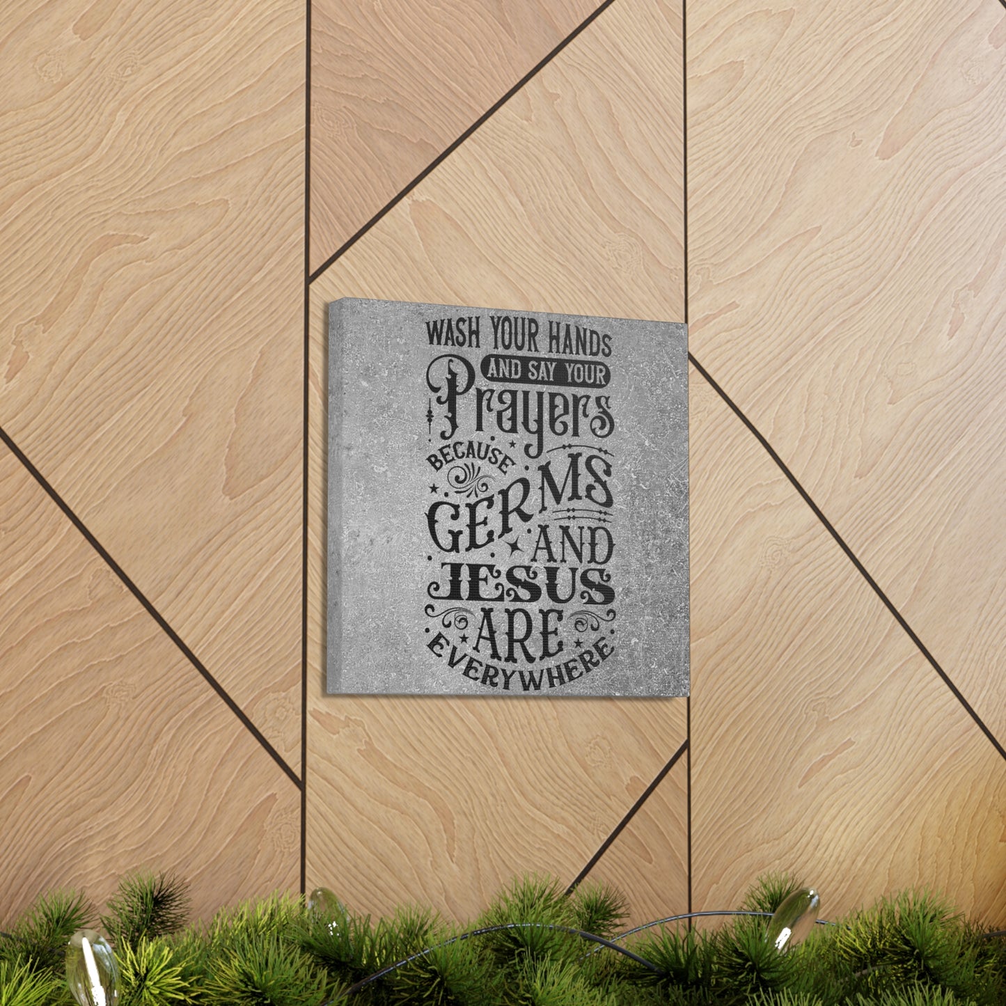 "Wash Your Hands & Say Your Prayers" Wall Art - Weave Got Gifts - Unique Gifts You Won’t Find Anywhere Else!
