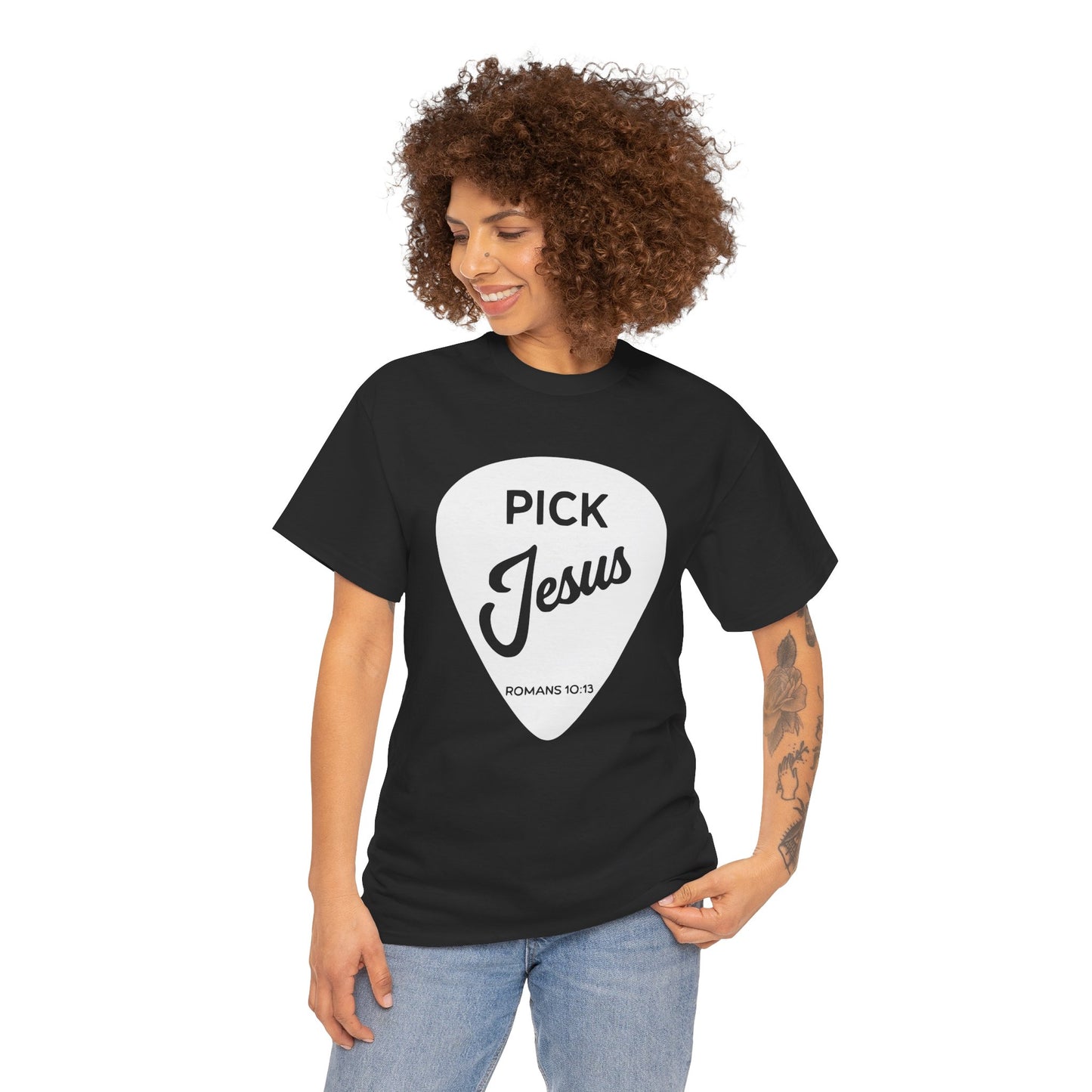 worship band pick Jesus tee