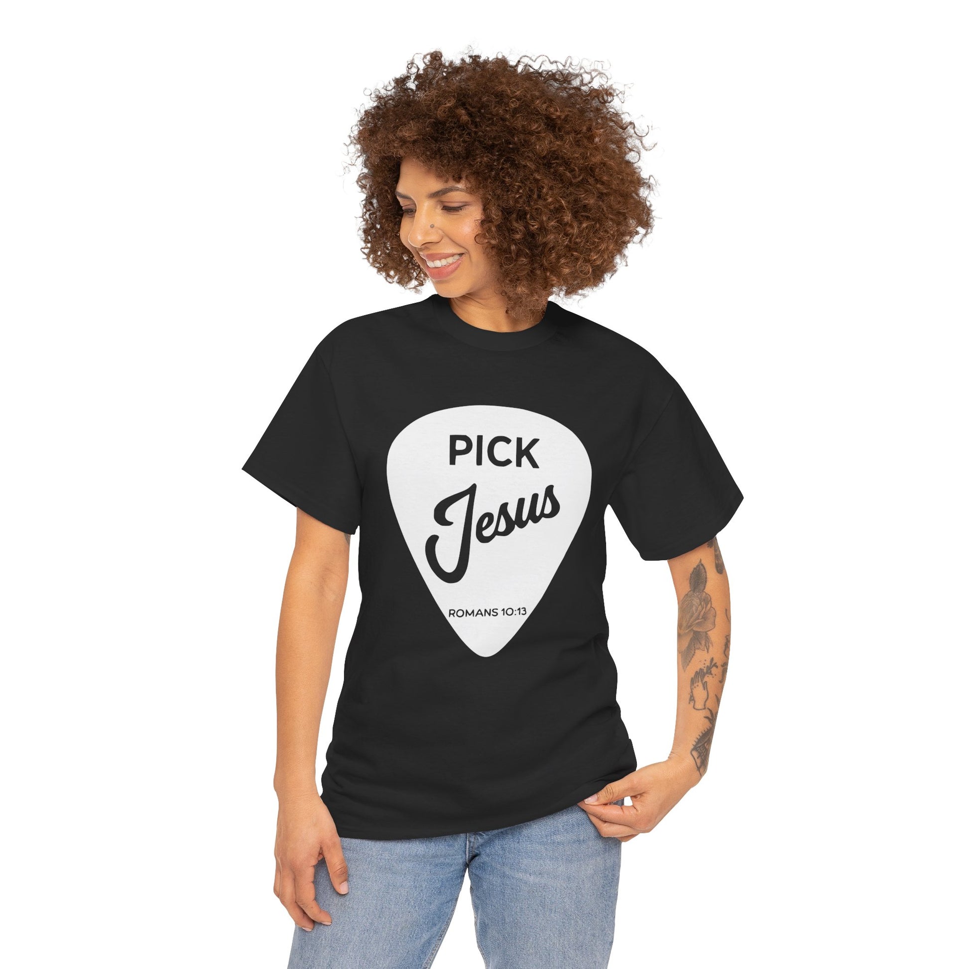 worship band pick Jesus tee