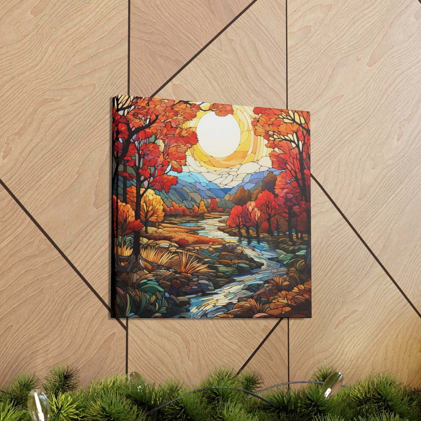 "Riverside Serenity" Wall Art - Weave Got Gifts - Unique Gifts You Won’t Find Anywhere Else!