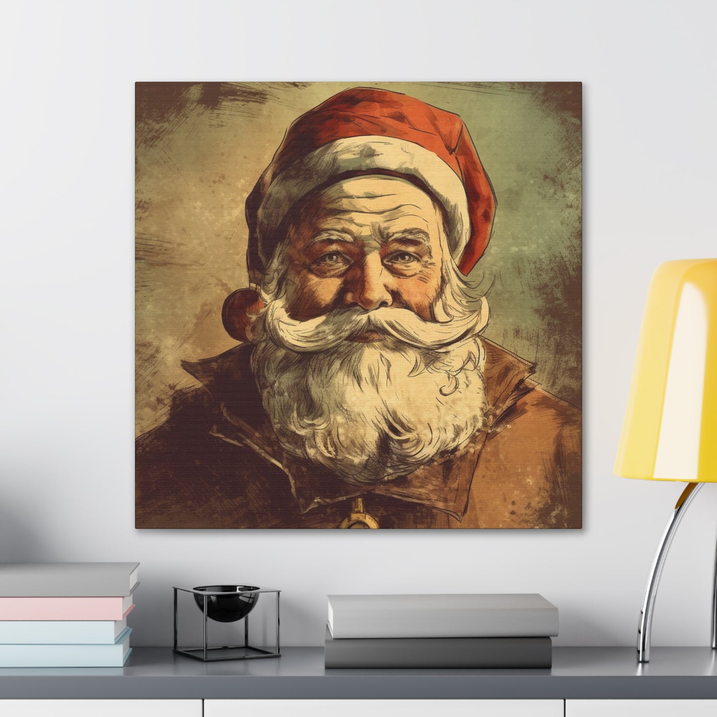 "Vintage Santa Christmas" Wall Art - Weave Got Gifts - Unique Gifts You Won’t Find Anywhere Else!
