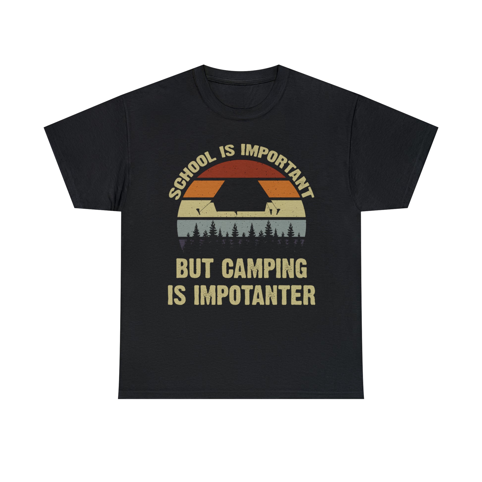 "Camping Is Importanter" T-Shirt - Weave Got Gifts - Unique Gifts You Won’t Find Anywhere Else!