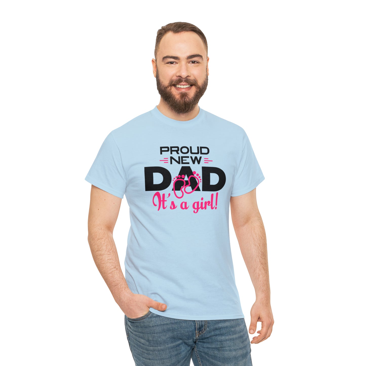 "Proud New Girl Dad" T-Shirt - Weave Got Gifts - Unique Gifts You Won’t Find Anywhere Else!