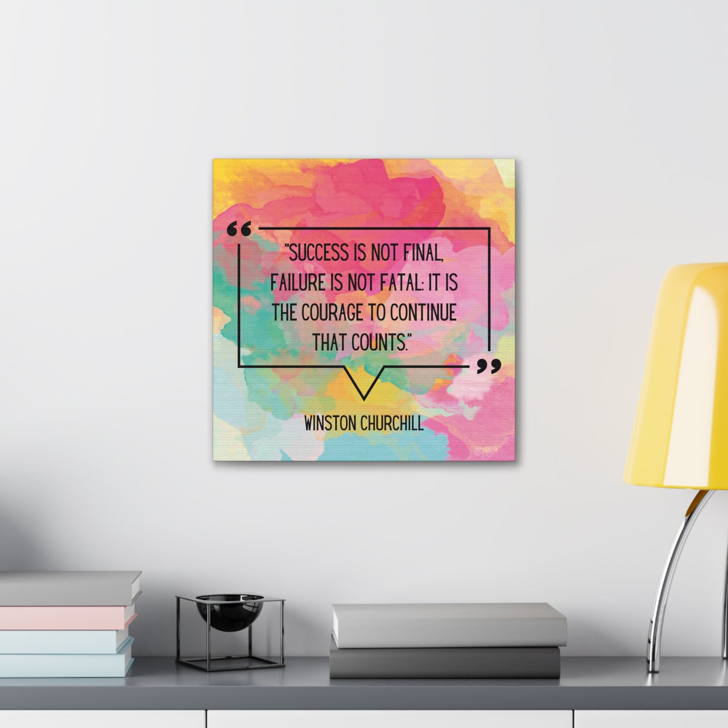 "Failure Is Not Fatal" Wall Art - Weave Got Gifts - Unique Gifts You Won’t Find Anywhere Else!