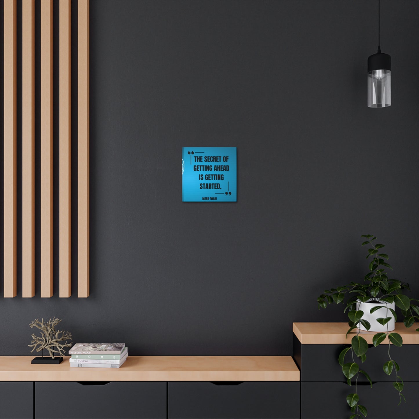 "The Secret To Getting Ahead" Wall Art - Weave Got Gifts - Unique Gifts You Won’t Find Anywhere Else!