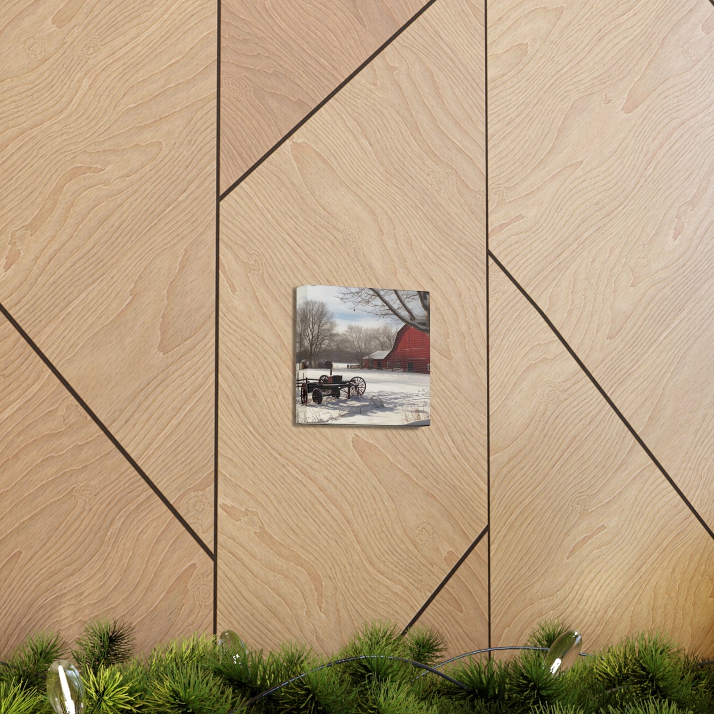 "Winter Farm Memories" Wall Art - Weave Got Gifts - Unique Gifts You Won’t Find Anywhere Else!