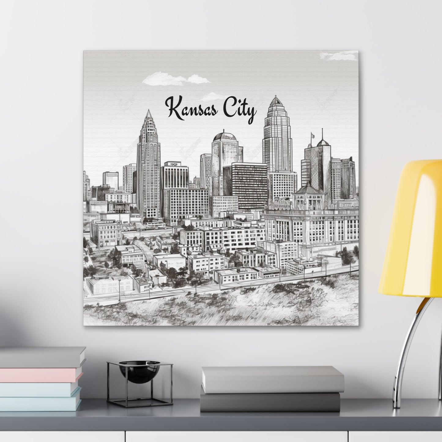 "Kansas City Skyline" Wall Art - Weave Got Gifts - Unique Gifts You Won’t Find Anywhere Else!