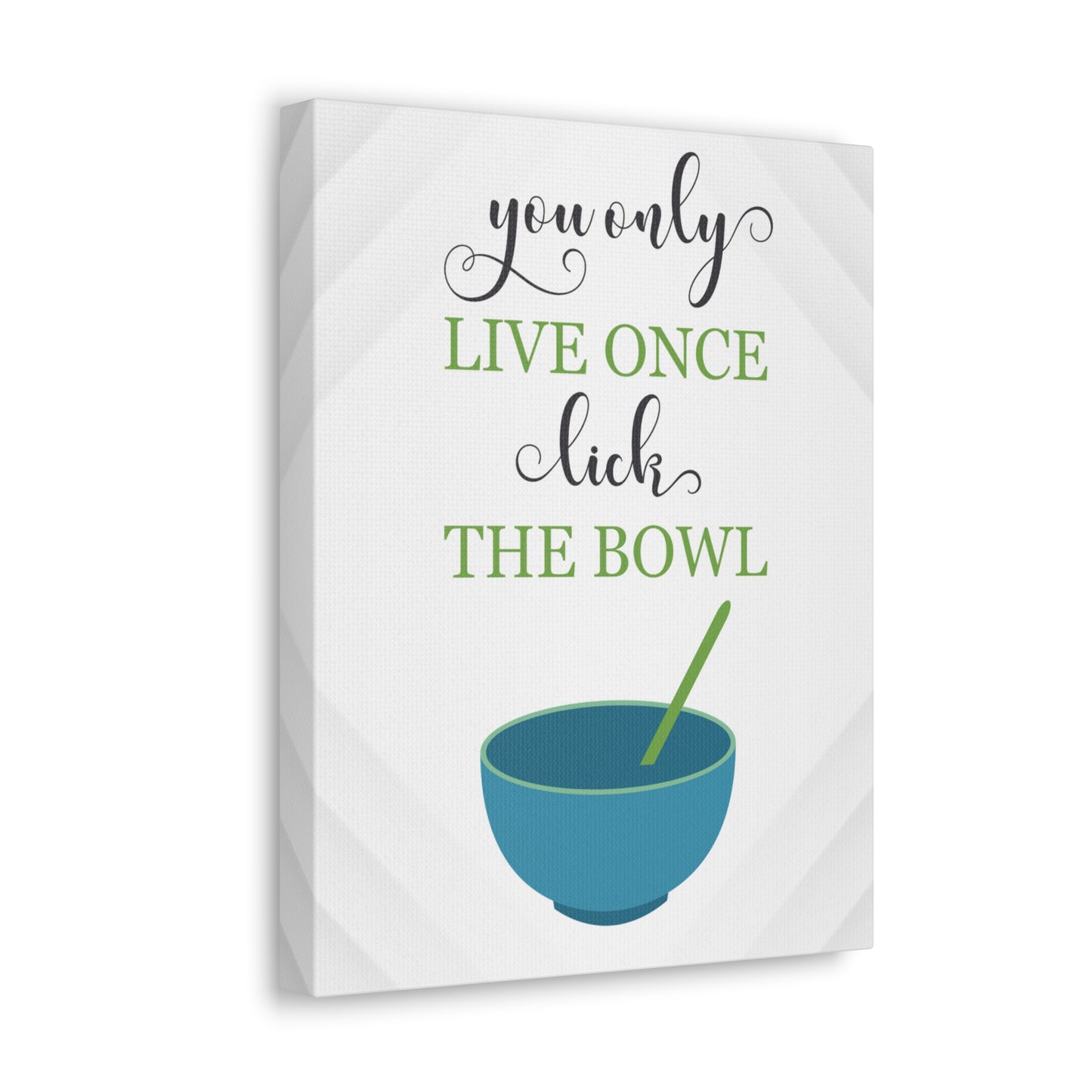 "YOLO, Lick The Bowl" Wall Art - Weave Got Gifts - Unique Gifts You Won’t Find Anywhere Else!