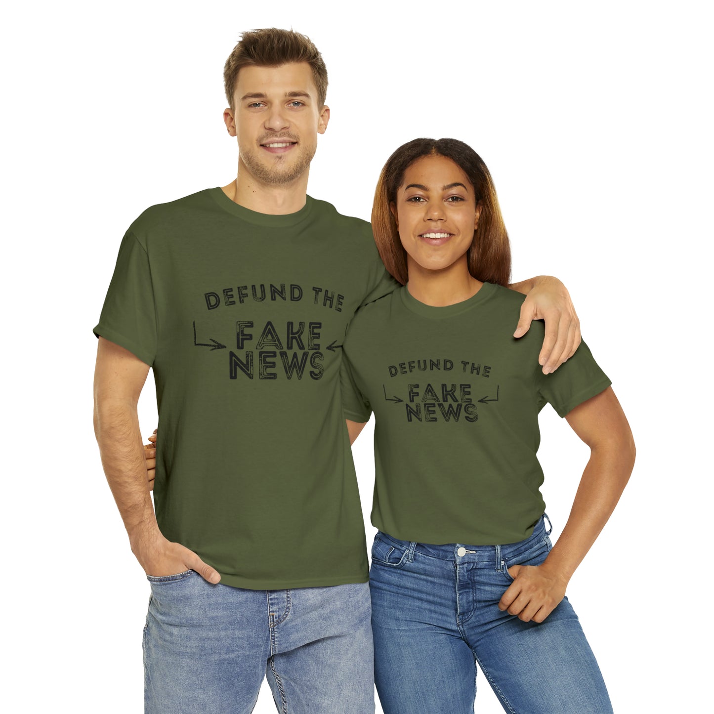 "Defund The Fake News" T-Shirt - Weave Got Gifts - Unique Gifts You Won’t Find Anywhere Else!