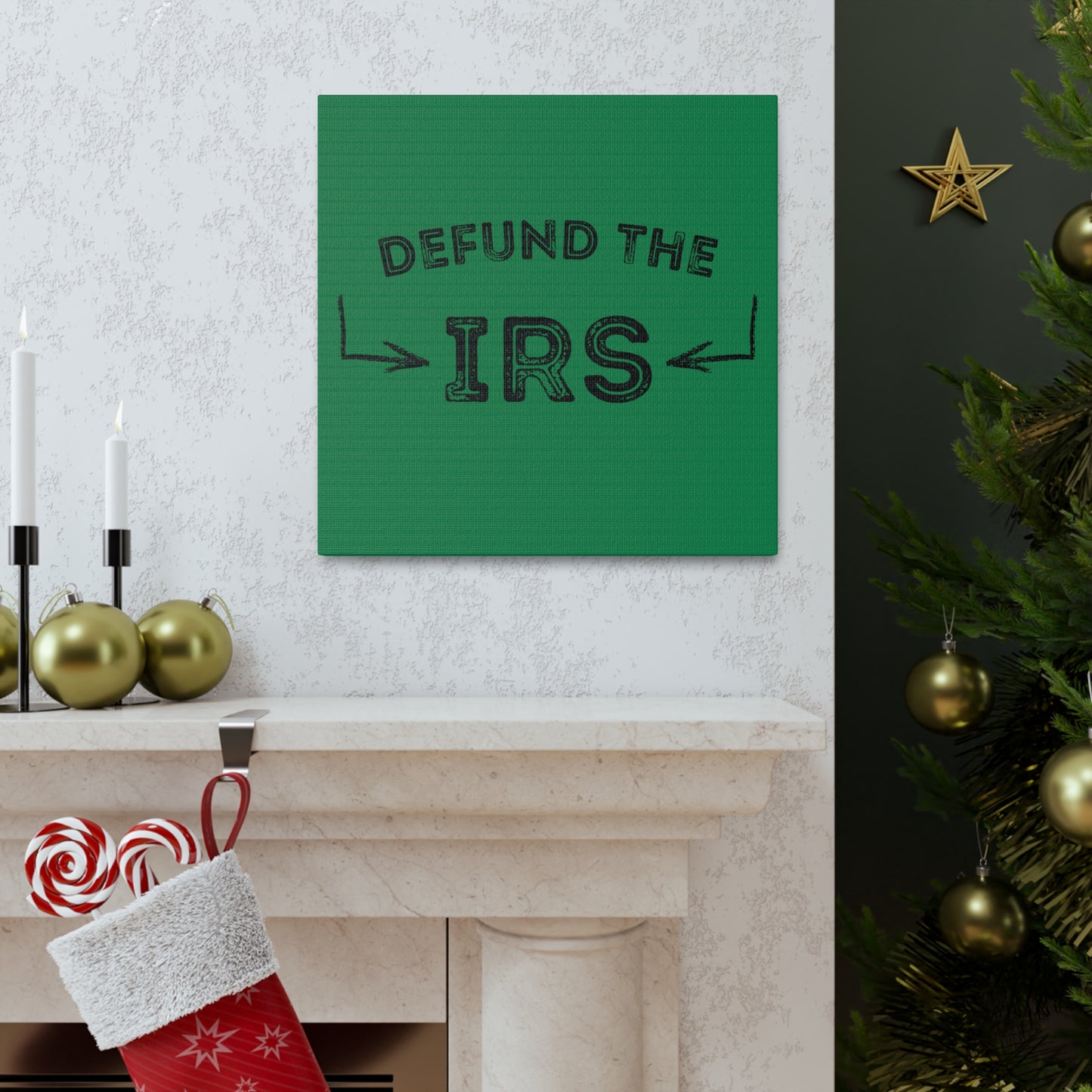 "Defund The IRS" Wall Art - Weave Got Gifts - Unique Gifts You Won’t Find Anywhere Else!
