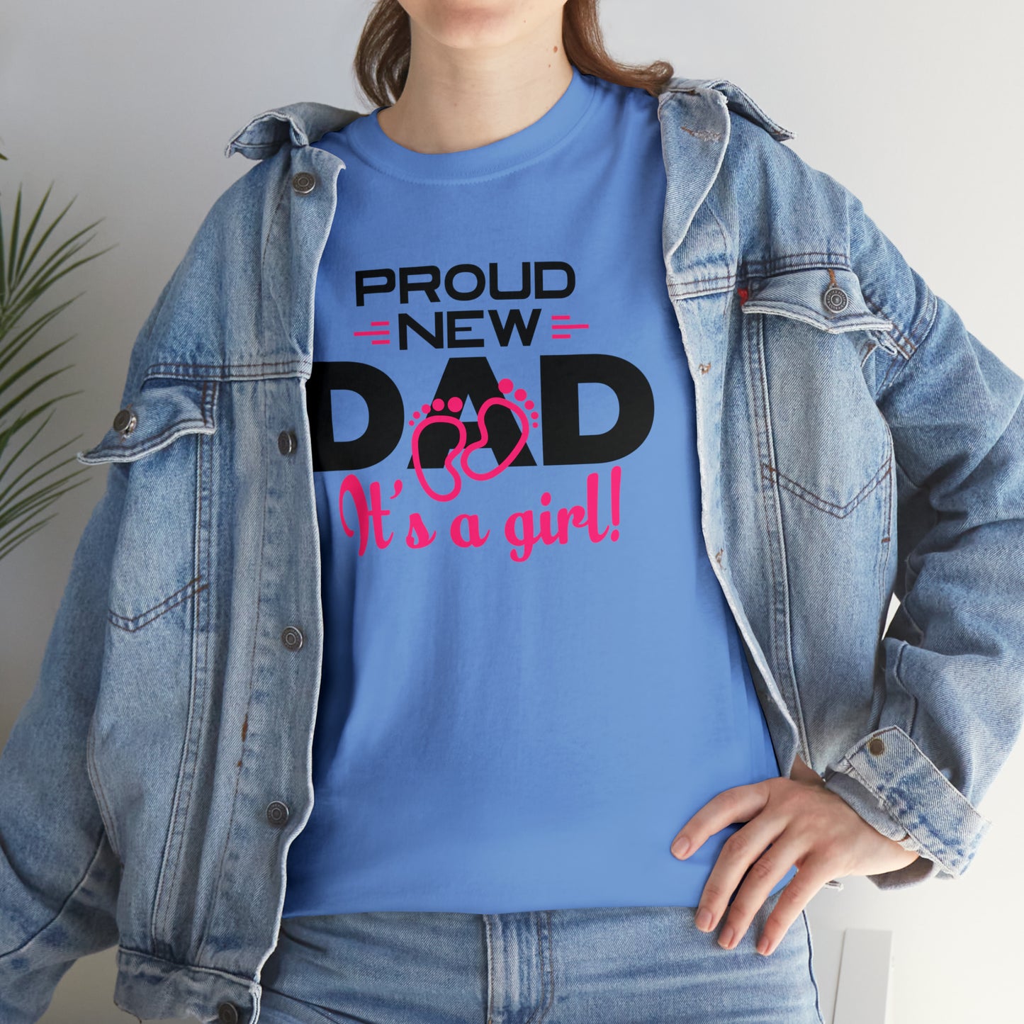 "Proud New Girl Dad" T-Shirt - Weave Got Gifts - Unique Gifts You Won’t Find Anywhere Else!