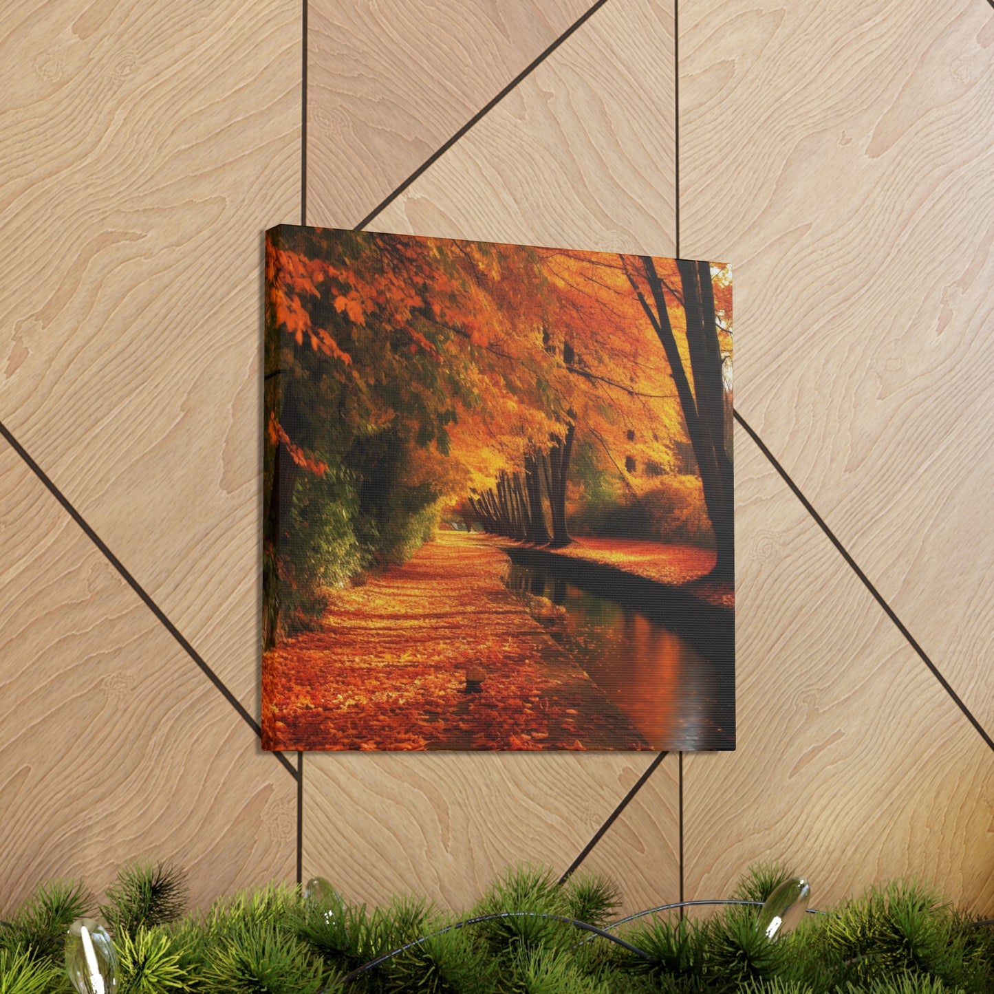 "Autumn Oasis Creek" Wall Art - Weave Got Gifts - Unique Gifts You Won’t Find Anywhere Else!