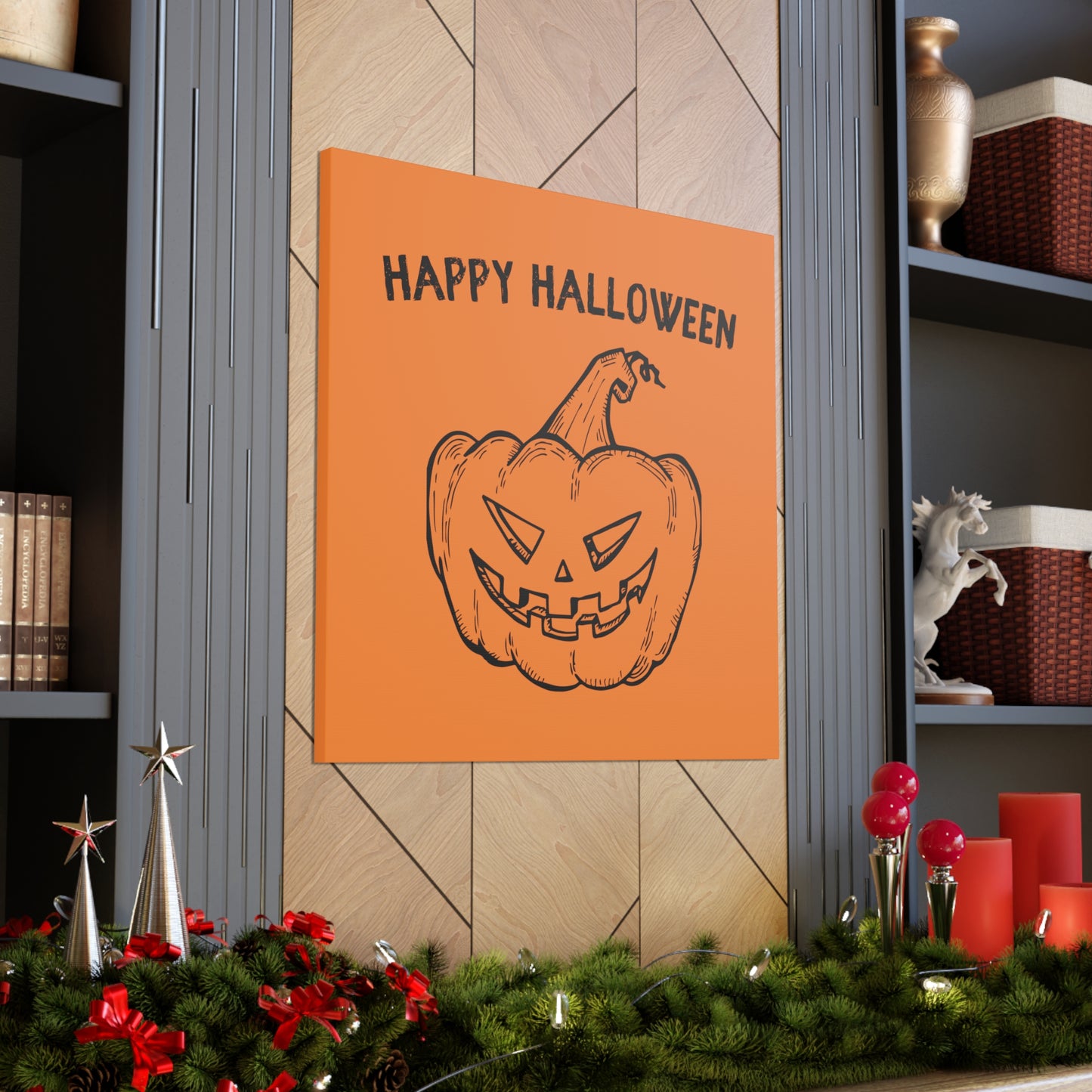 "Happy Halloween" Wall Art - Weave Got Gifts - Unique Gifts You Won’t Find Anywhere Else!