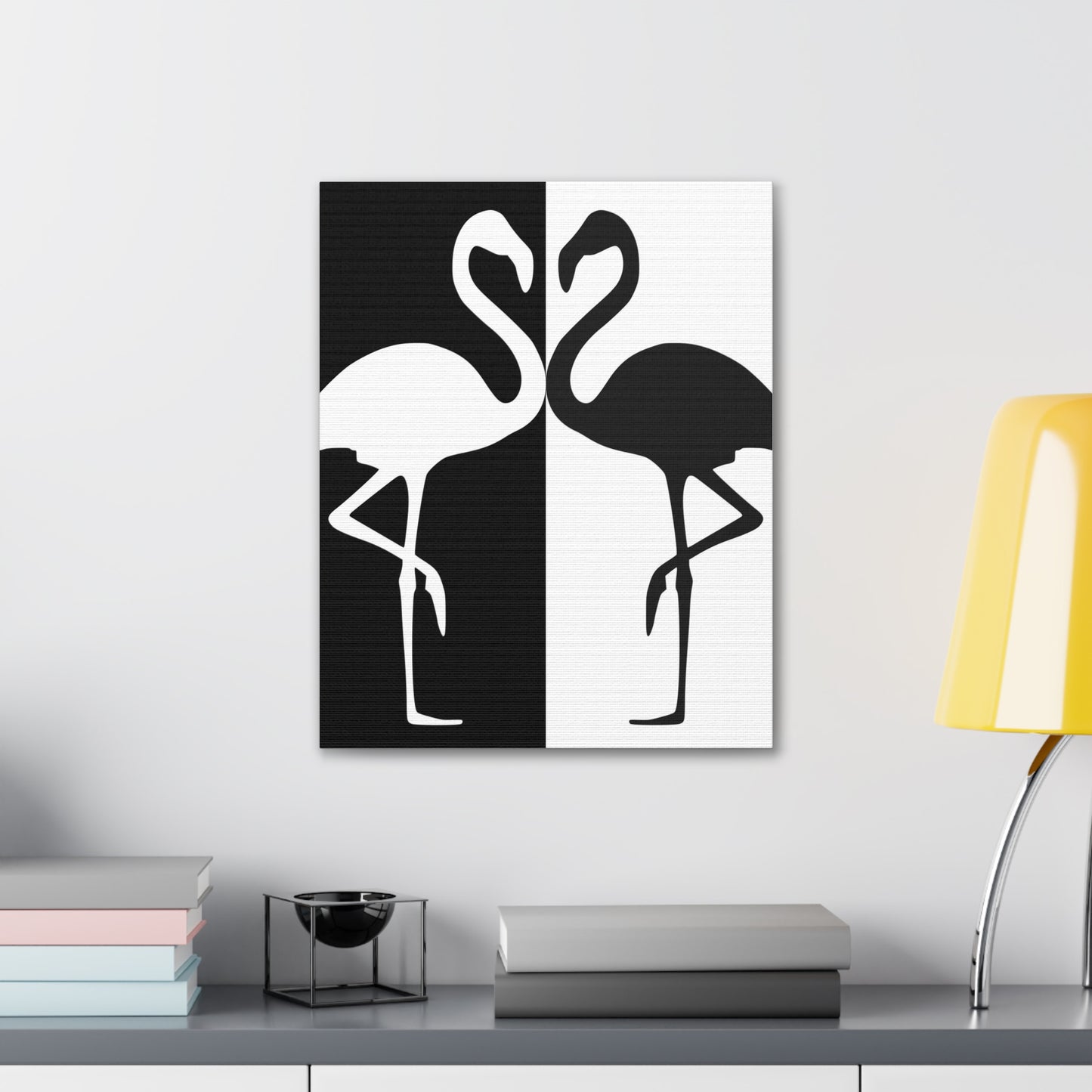 "Flamingo Face-Off" Wall Art - Weave Got Gifts - Unique Gifts You Won’t Find Anywhere Else!