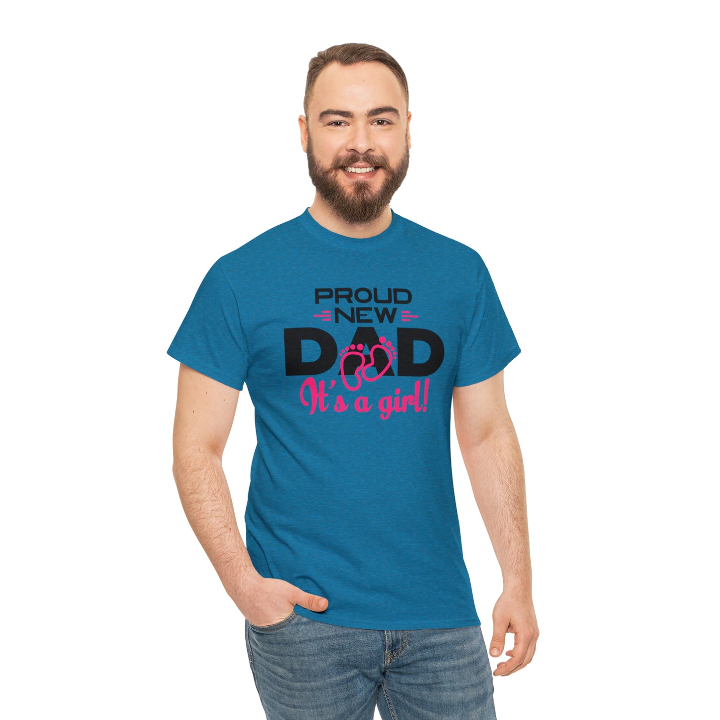 "Proud New Girl Dad" T-Shirt - Weave Got Gifts - Unique Gifts You Won’t Find Anywhere Else!