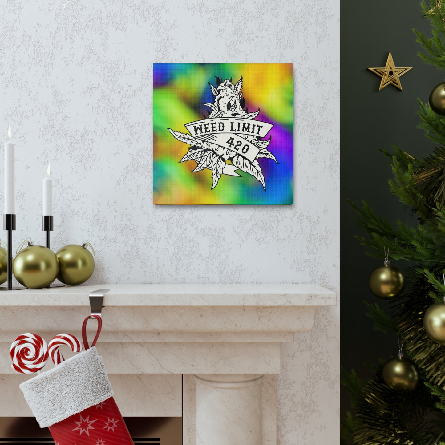 "Trippy Weed Limit 420" Wall Art - Weave Got Gifts - Unique Gifts You Won’t Find Anywhere Else!