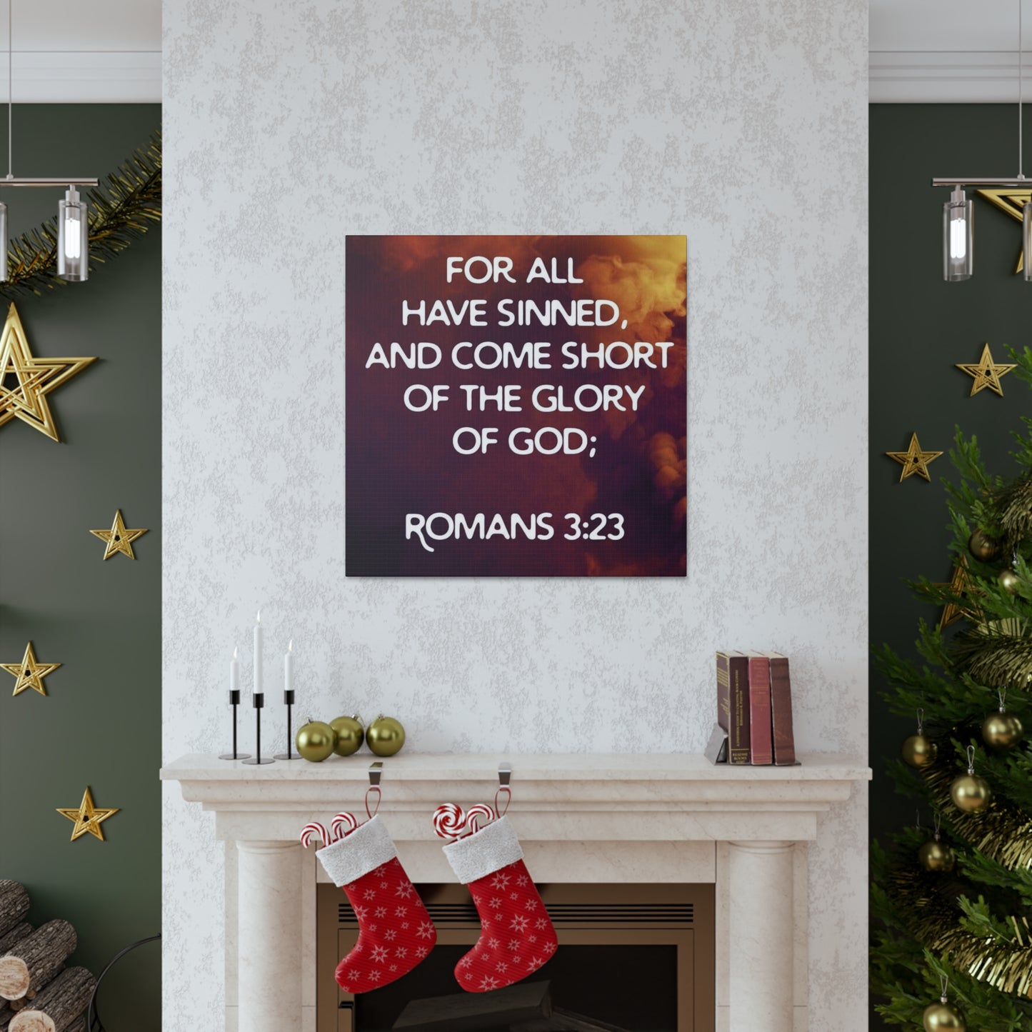 "For All Have Sinned And Come Short Of The Glory Of God" Wall Art - Weave Got Gifts - Unique Gifts You Won’t Find Anywhere Else!