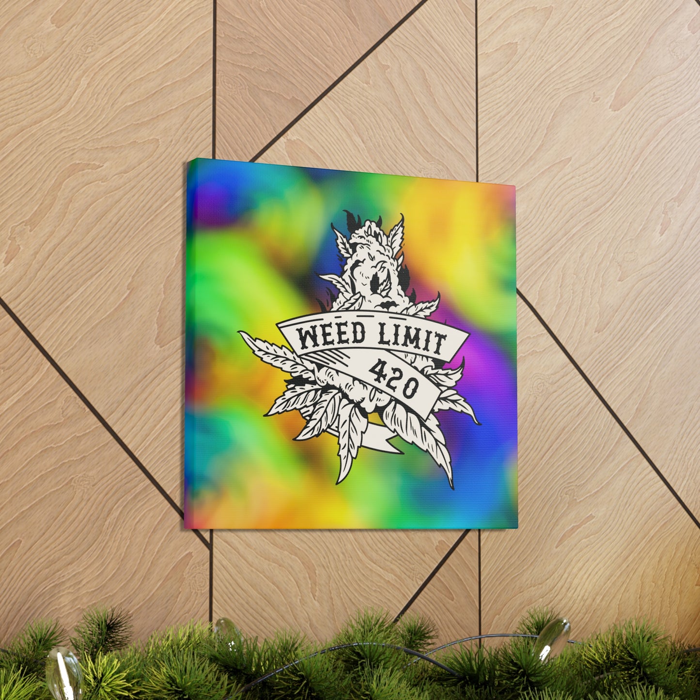 "Trippy Weed Limit 420" Wall Art - Weave Got Gifts - Unique Gifts You Won’t Find Anywhere Else!