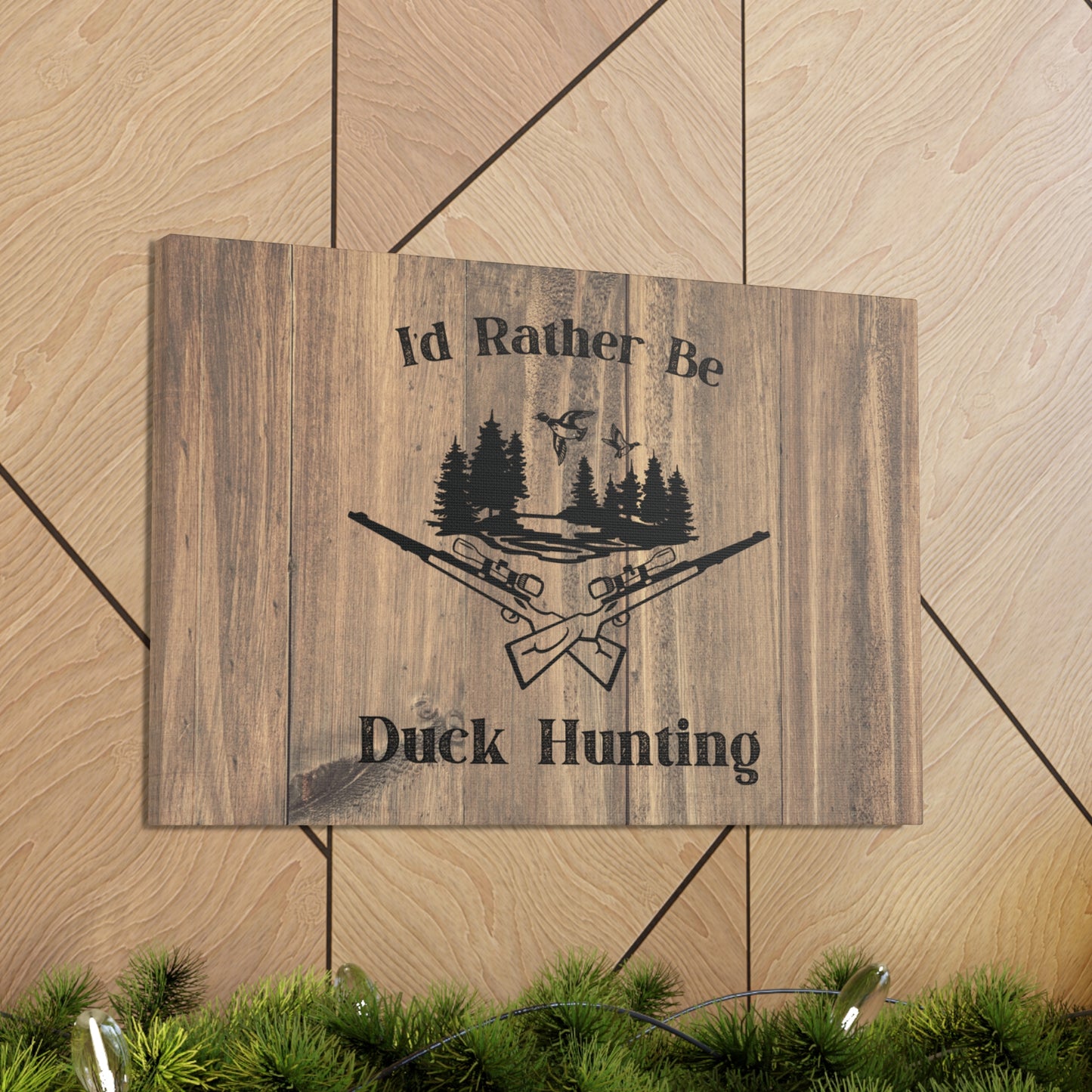 "I'd Rather Be Duck Hunting" Wall Art - Weave Got Gifts - Unique Gifts You Won’t Find Anywhere Else!