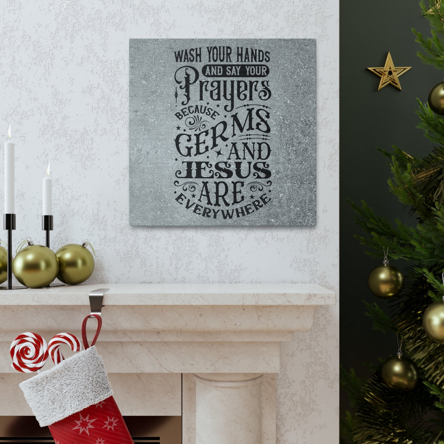 "Wash Your Hands & Say Your Prayers" Wall Art - Weave Got Gifts - Unique Gifts You Won’t Find Anywhere Else!
