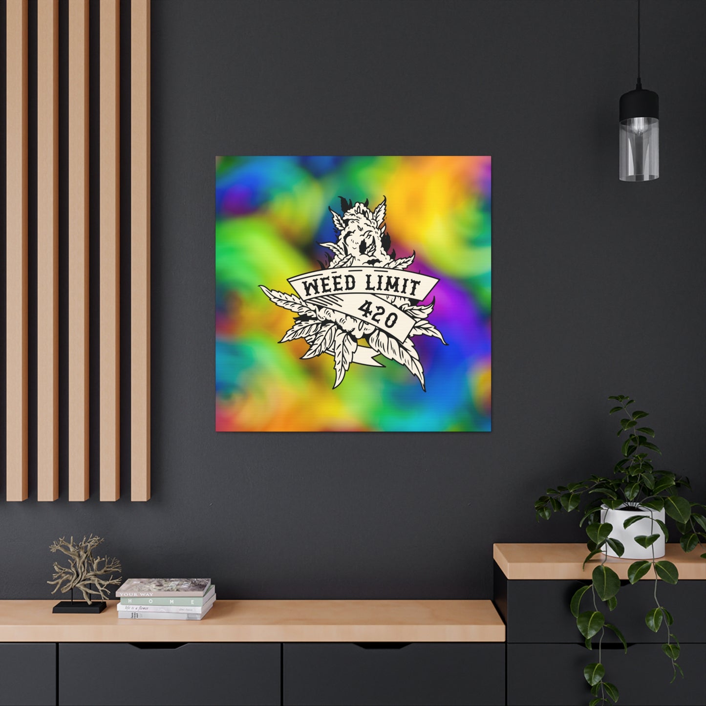 "Trippy Weed Limit 420" Wall Art - Weave Got Gifts - Unique Gifts You Won’t Find Anywhere Else!