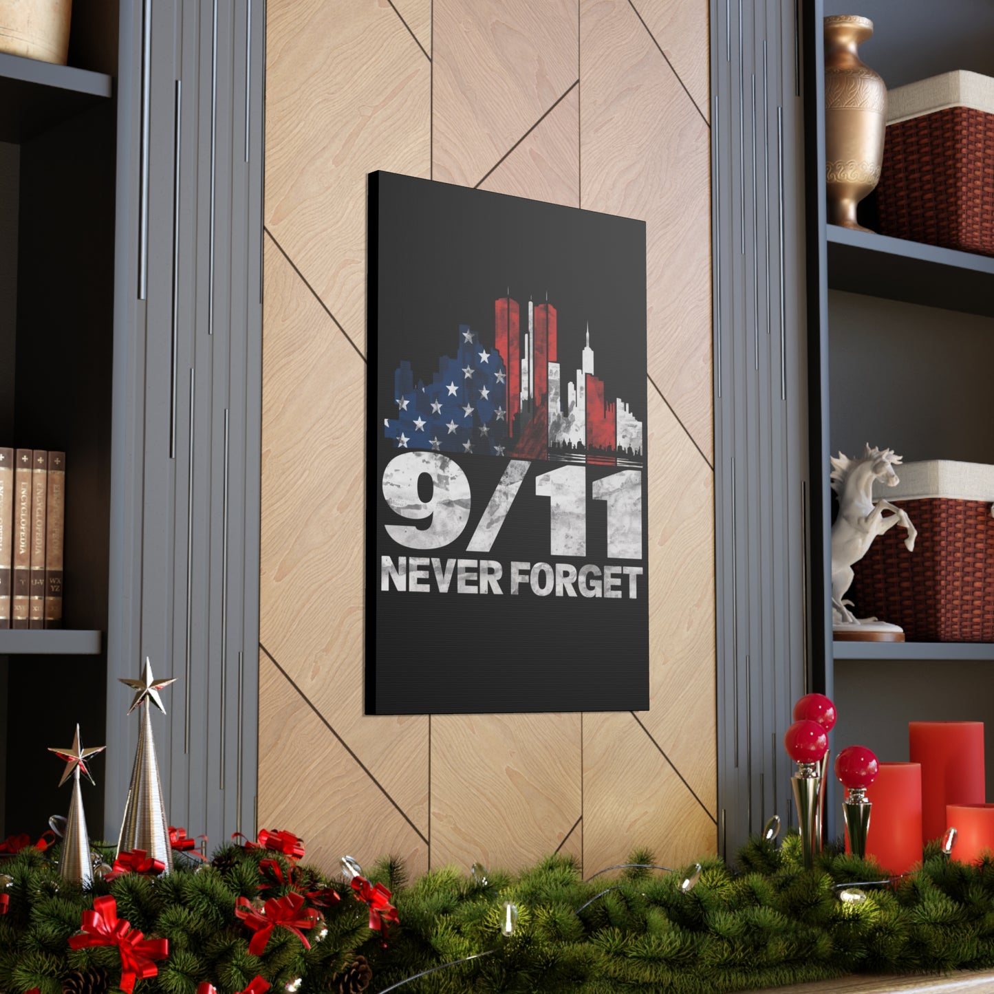 Never Forget 9/11 Canvas Wall Art