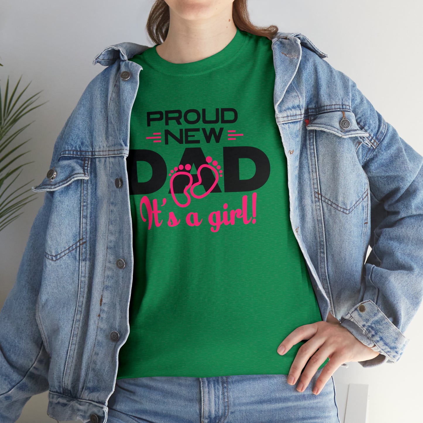 "Proud New Girl Dad" T-Shirt - Weave Got Gifts - Unique Gifts You Won’t Find Anywhere Else!