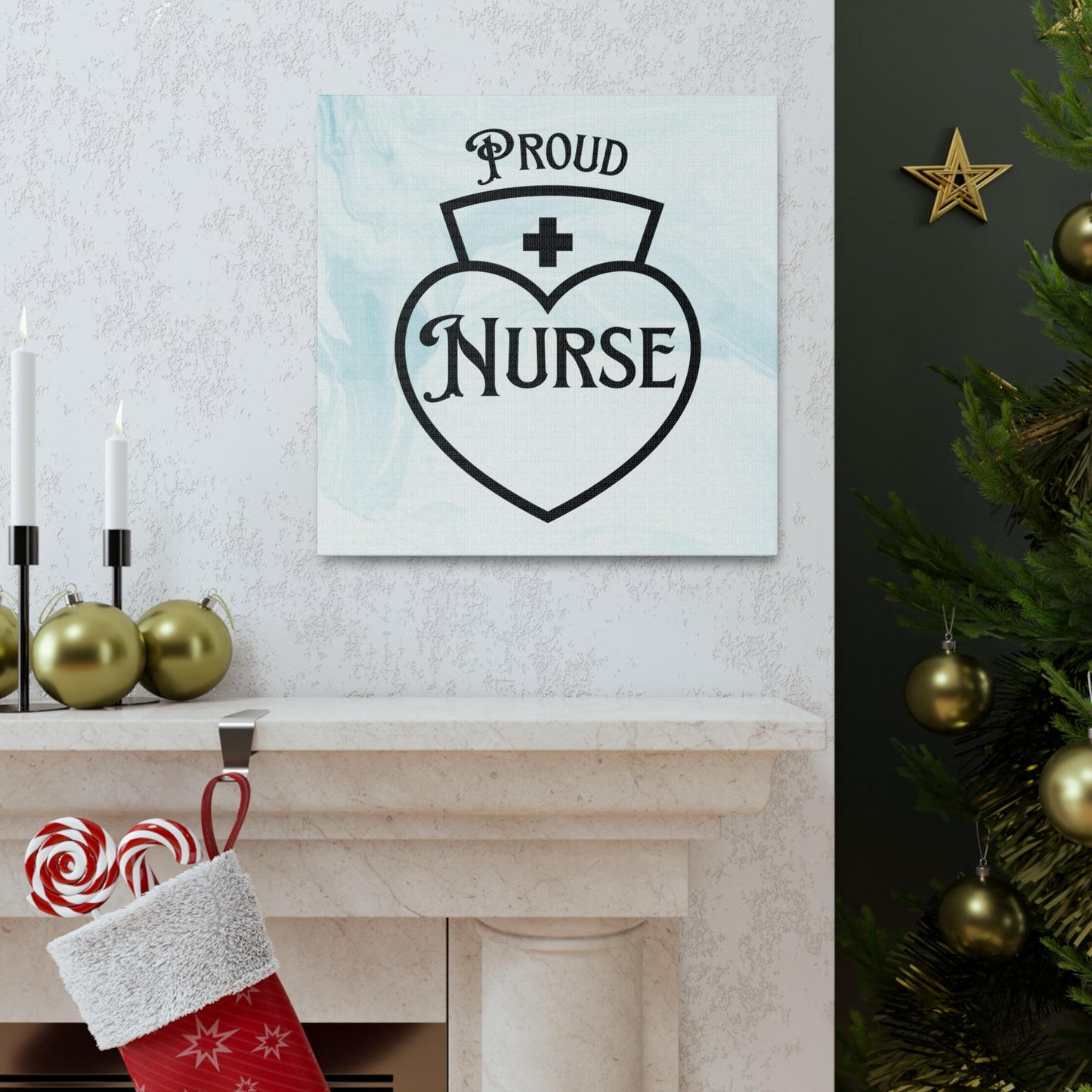 "Proud Nurse" Wall Art - Weave Got Gifts - Unique Gifts You Won’t Find Anywhere Else!