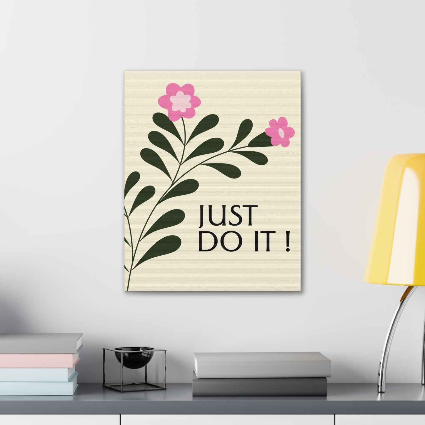 "Just Do It" Floral Wall Art - Weave Got Gifts - Unique Gifts You Won’t Find Anywhere Else!