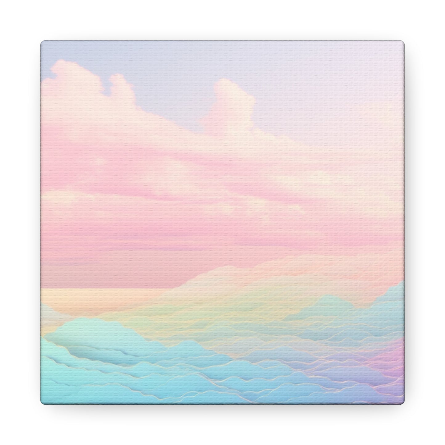 "Rainbow Clouds Abstract" Wall Art - Weave Got Gifts - Unique Gifts You Won’t Find Anywhere Else!