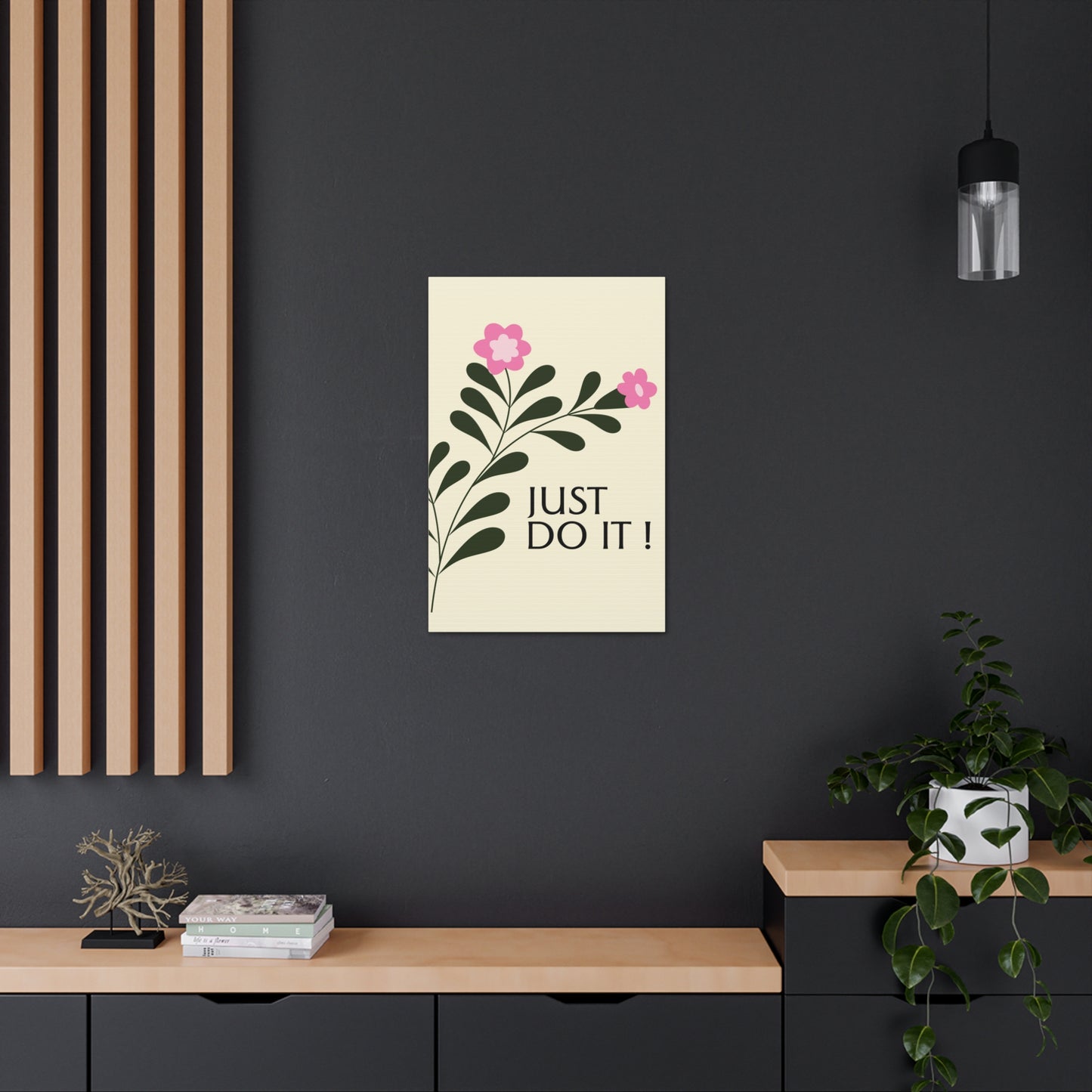 "Just Do It" Floral Wall Art - Weave Got Gifts - Unique Gifts You Won’t Find Anywhere Else!