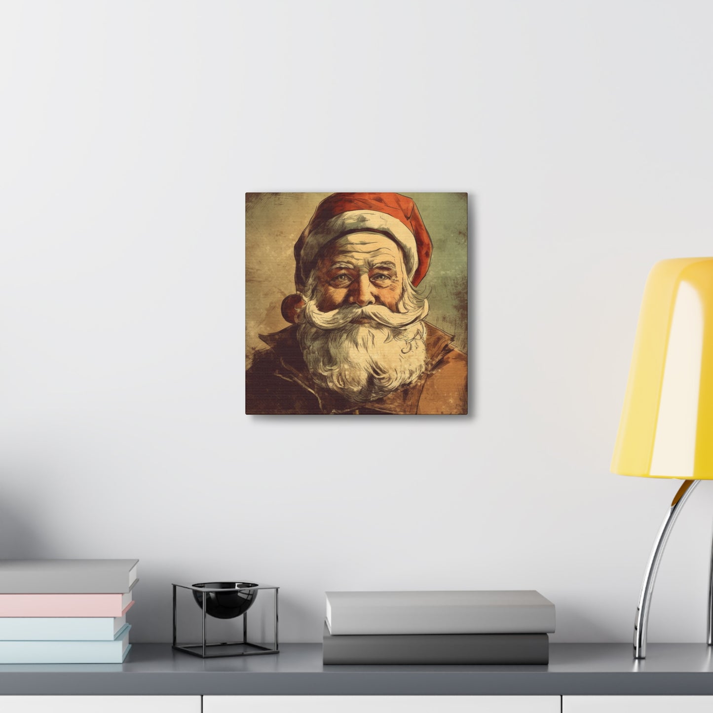 "Vintage Santa Christmas" Wall Art - Weave Got Gifts - Unique Gifts You Won’t Find Anywhere Else!