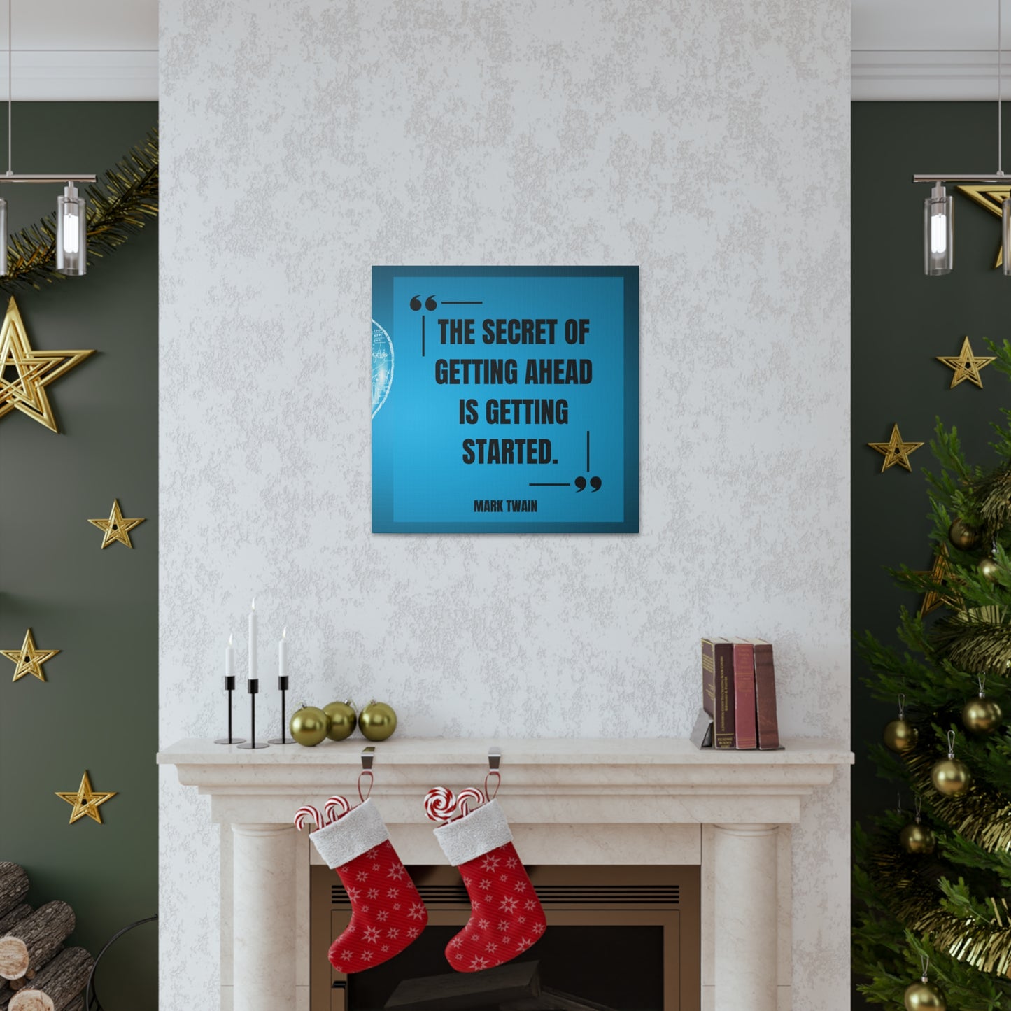 "The Secret To Getting Ahead" Wall Art - Weave Got Gifts - Unique Gifts You Won’t Find Anywhere Else!