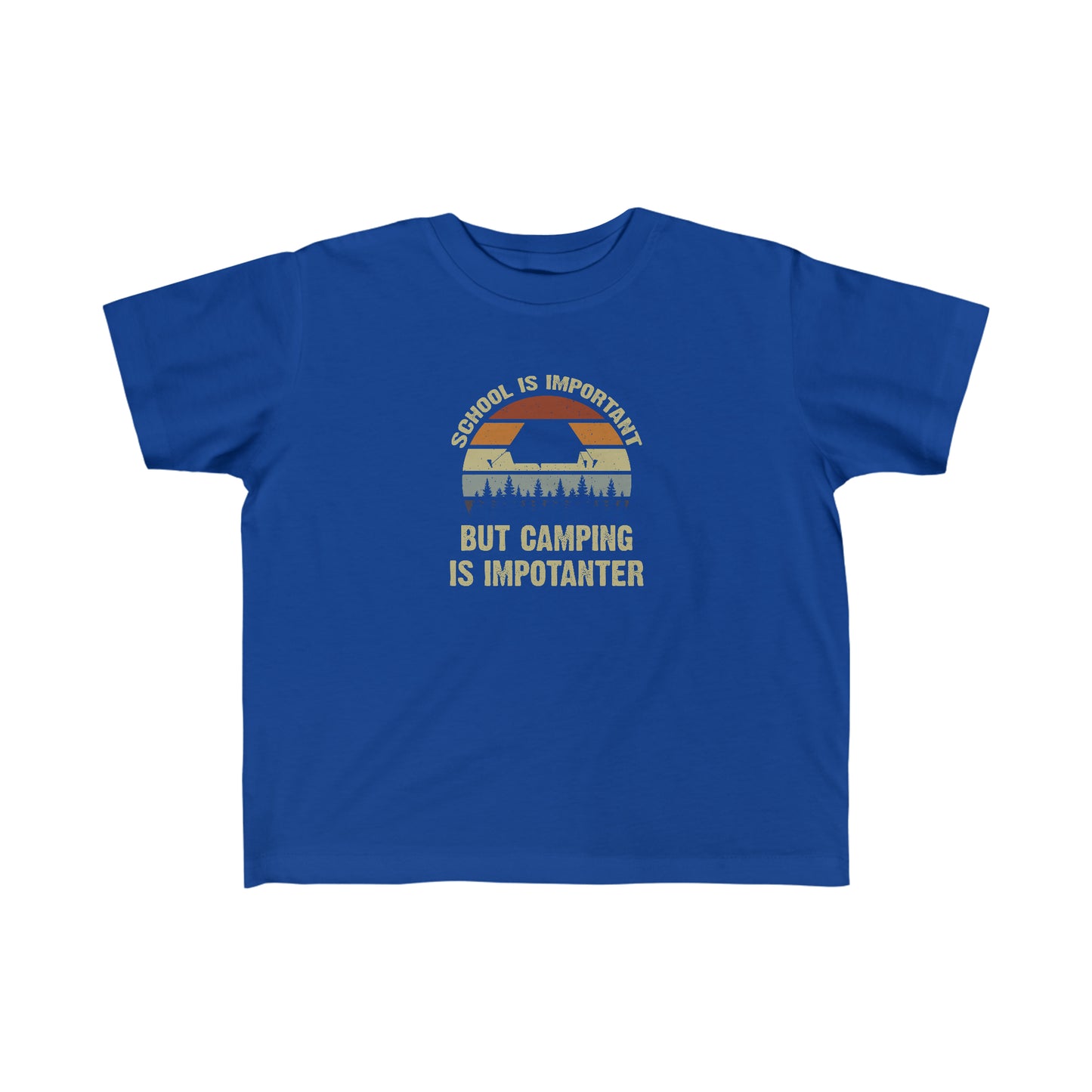 "Camping Is Importanter" Toddler T-Shirt - Weave Got Gifts - Unique Gifts You Won’t Find Anywhere Else!