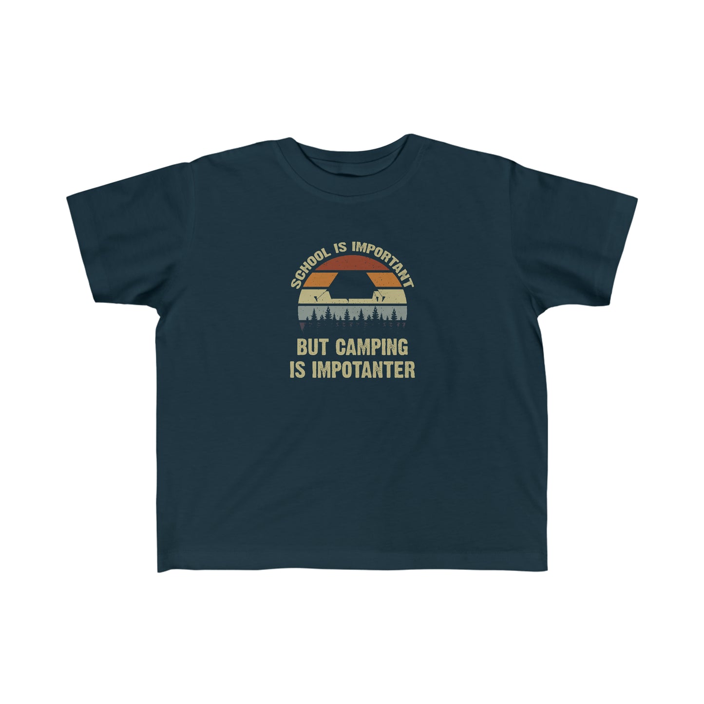 "Camping Is Importanter" Toddler T-Shirt - Weave Got Gifts - Unique Gifts You Won’t Find Anywhere Else!