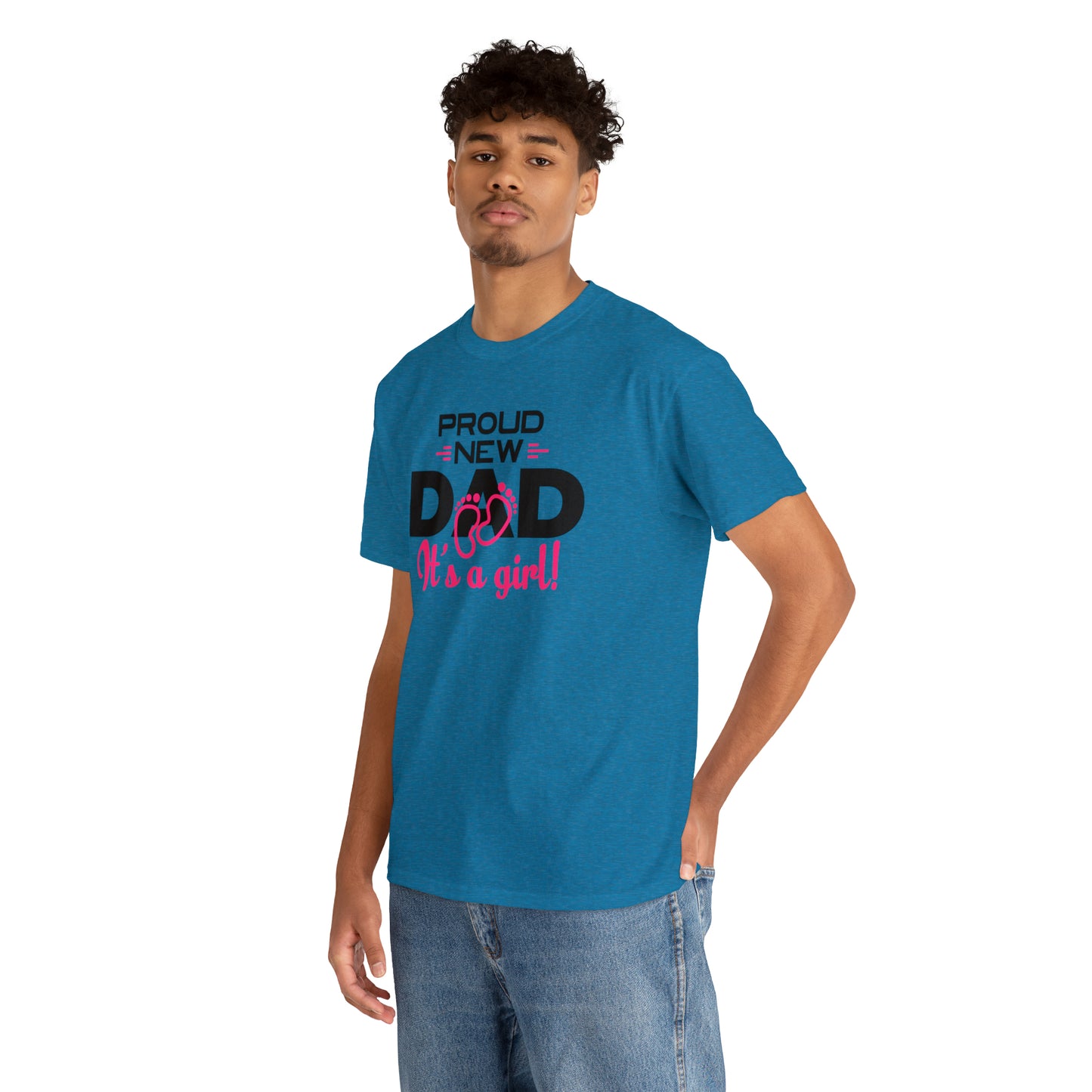 "Proud New Girl Dad" T-Shirt - Weave Got Gifts - Unique Gifts You Won’t Find Anywhere Else!