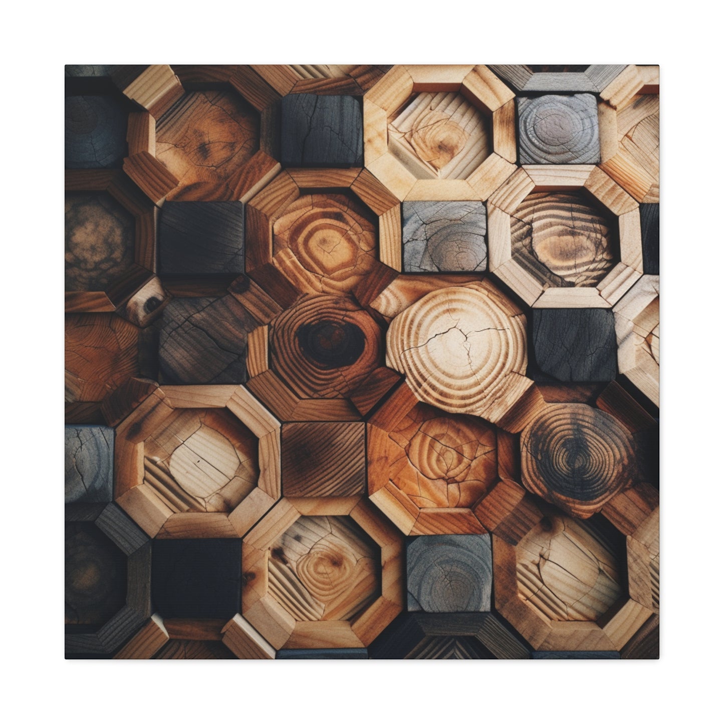 "Geometric Wood" Wall Art - Weave Got Gifts - Unique Gifts You Won’t Find Anywhere Else!