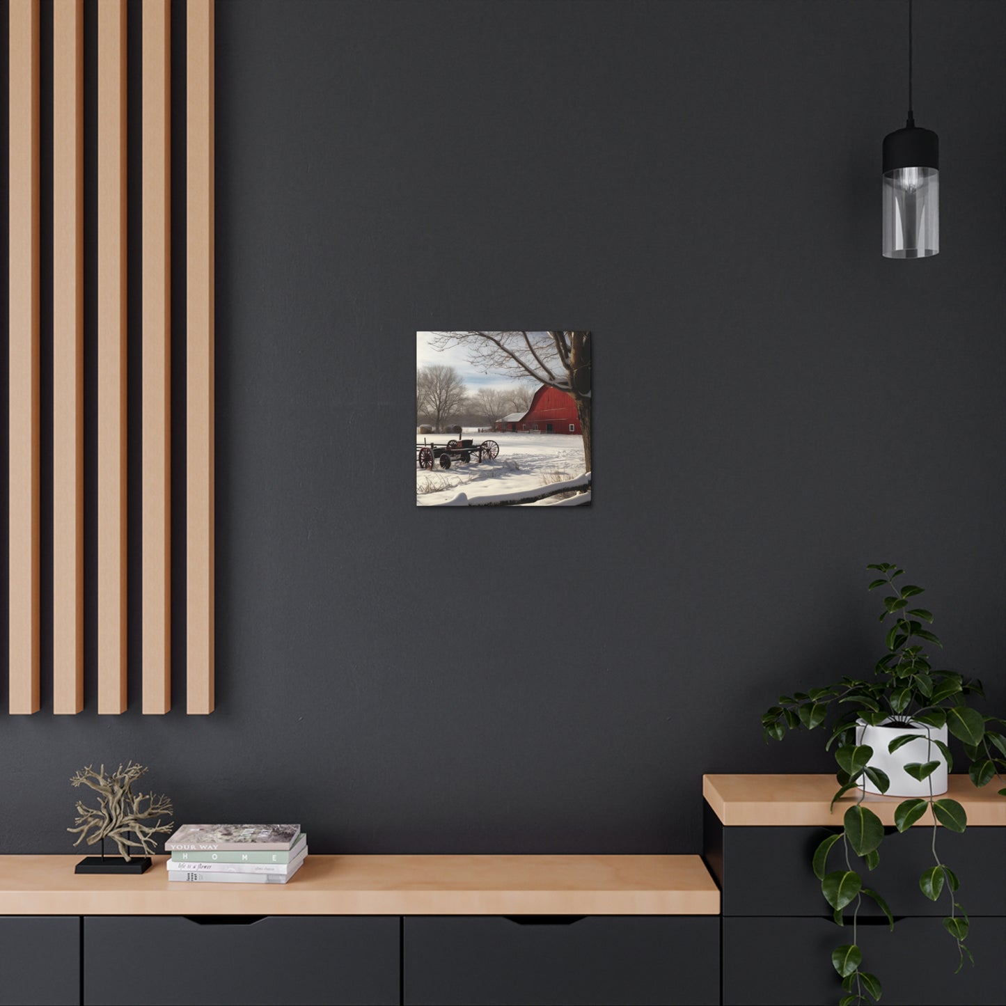 "Winter Farm Memories" Wall Art - Weave Got Gifts - Unique Gifts You Won’t Find Anywhere Else!