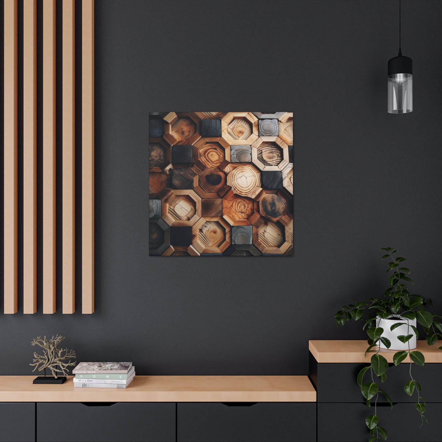 "Geometric Wood" Wall Art - Weave Got Gifts - Unique Gifts You Won’t Find Anywhere Else!