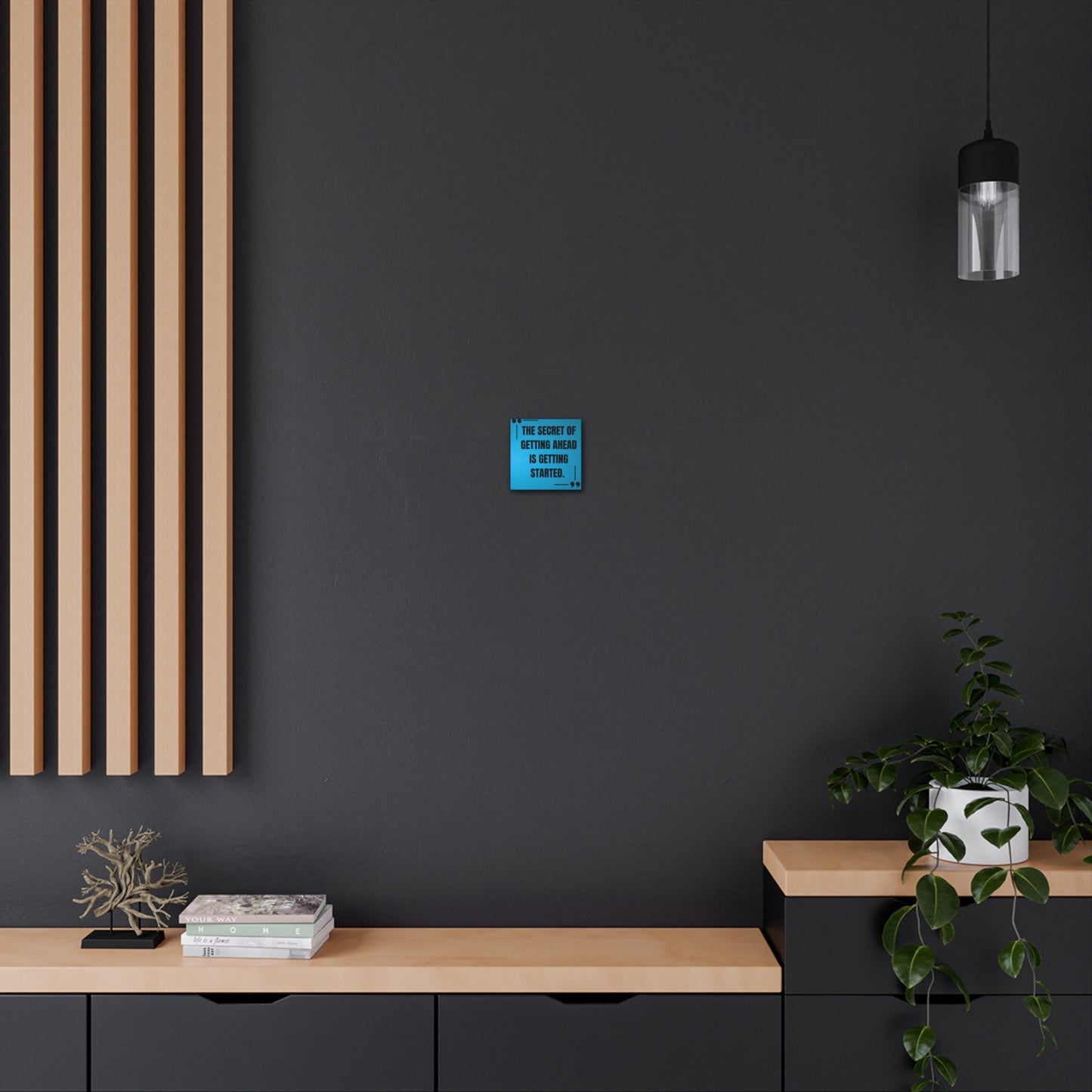 "The Secret To Getting Ahead" Wall Art - Weave Got Gifts - Unique Gifts You Won’t Find Anywhere Else!