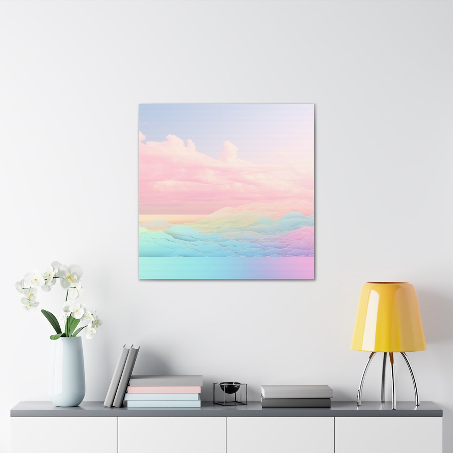 "Rainbow Clouds Abstract" Wall Art - Weave Got Gifts - Unique Gifts You Won’t Find Anywhere Else!