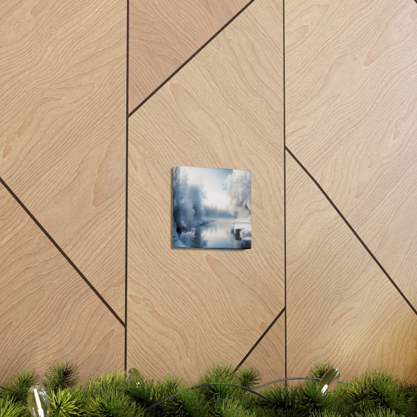 "Winter Wonderland By The Creek" Wall Art - Weave Got Gifts - Unique Gifts You Won’t Find Anywhere Else!