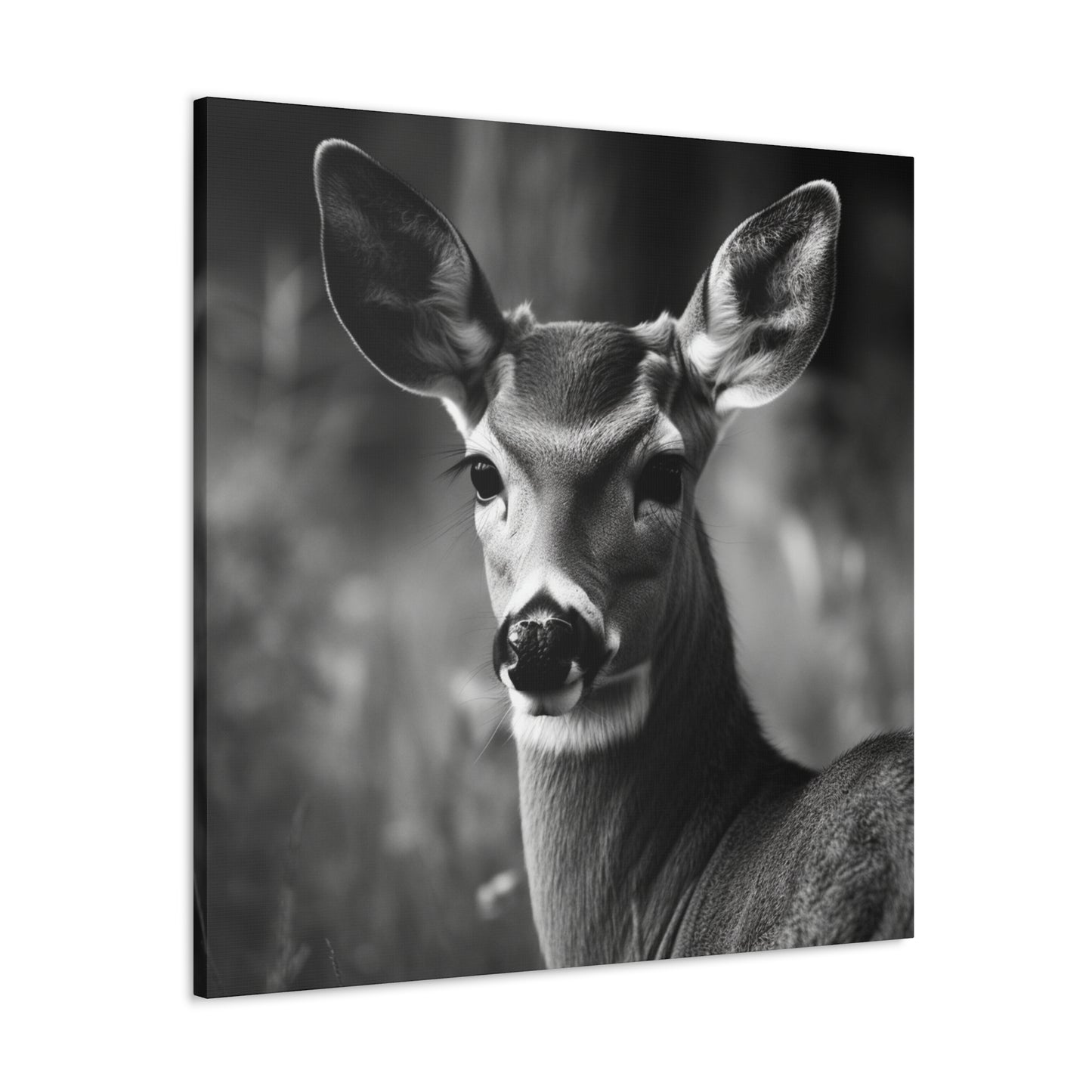 "Black & White Doe" Hunting Wall Art - Weave Got Gifts - Unique Gifts You Won’t Find Anywhere Else!