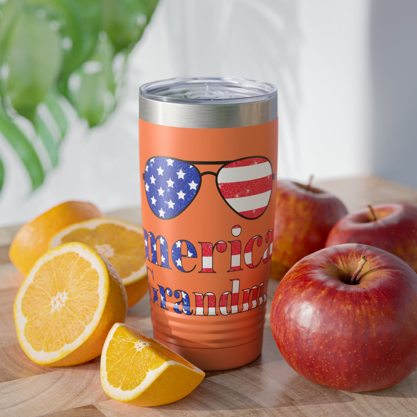 "American Grandma" Ring neck Tumbler - Weave Got Gifts - Unique Gifts You Won’t Find Anywhere Else!